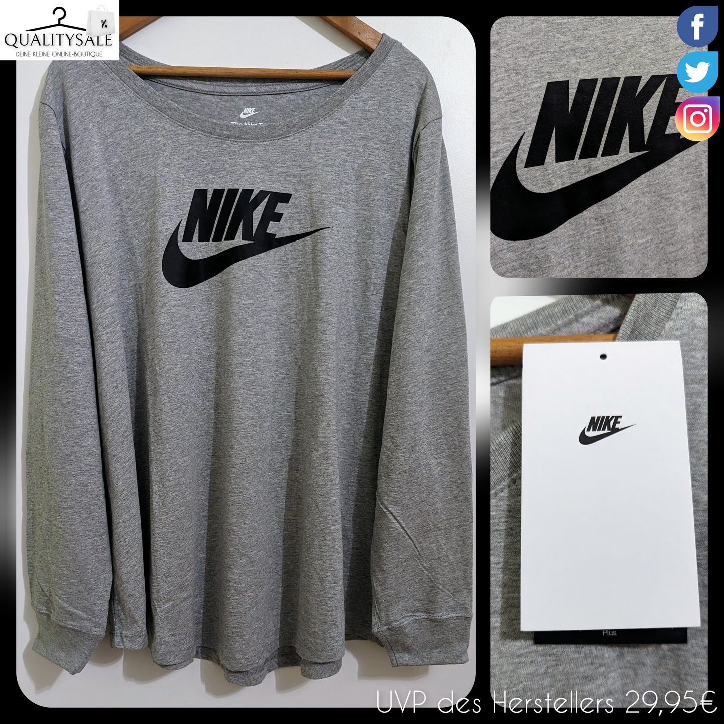 NIKE Damen Langarmshirt Gr. 50 oder 52