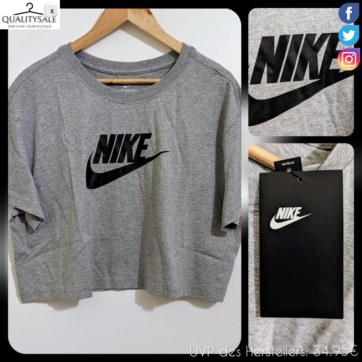 NIKE Damen Shirt Gr. 44