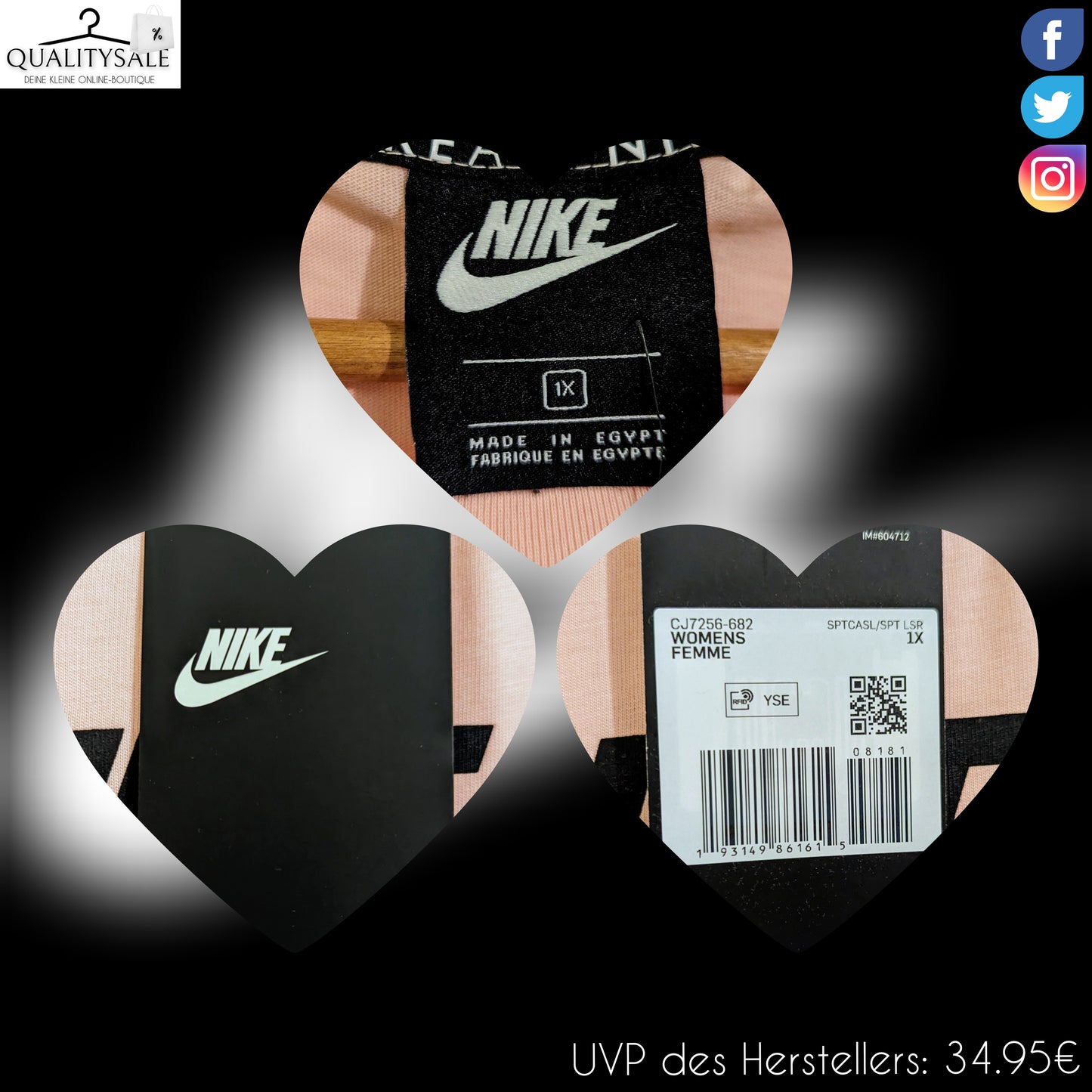 NIKE AIR Damen Shirt Gr. 44/46