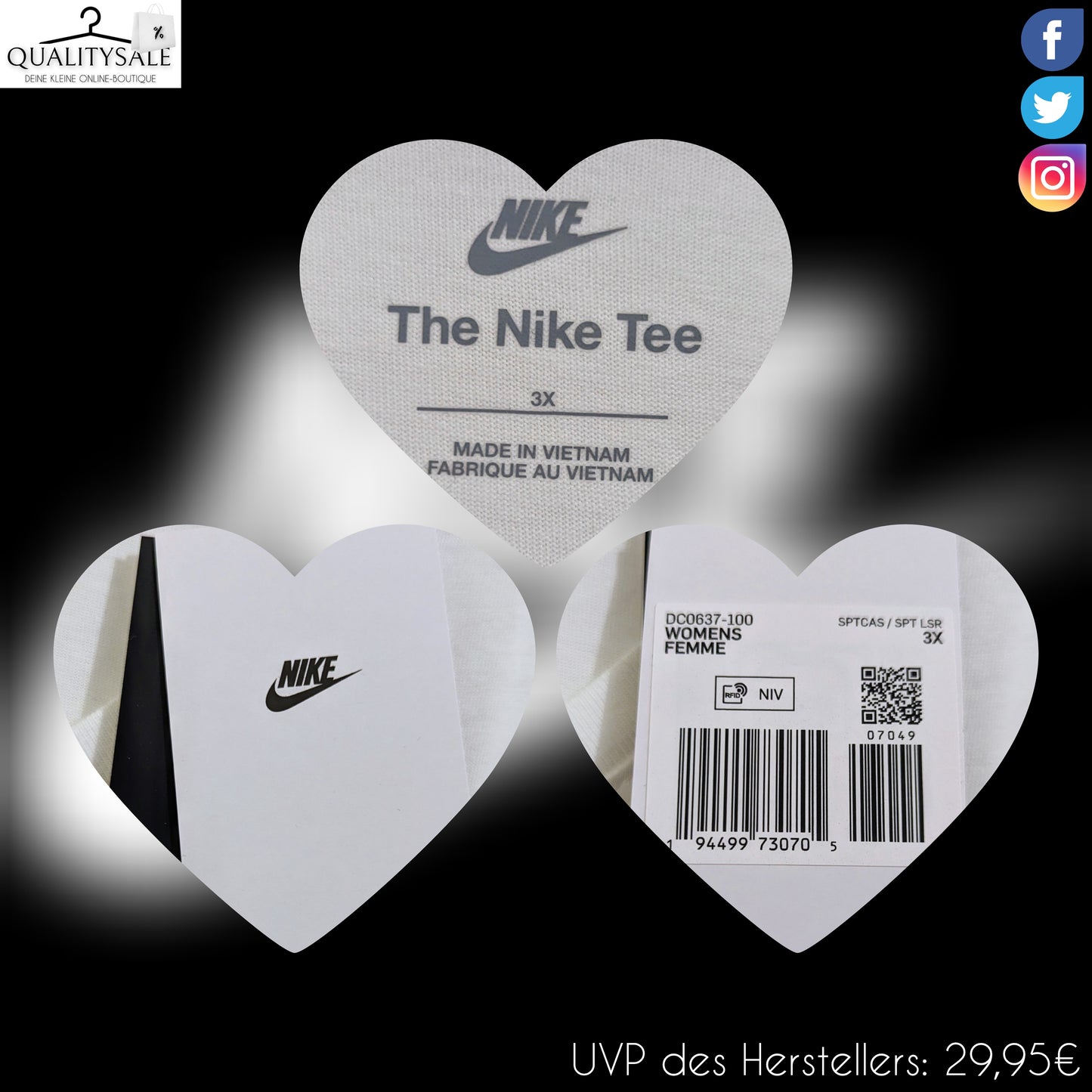 NIKE Damen Langarmshirt Gr. 52