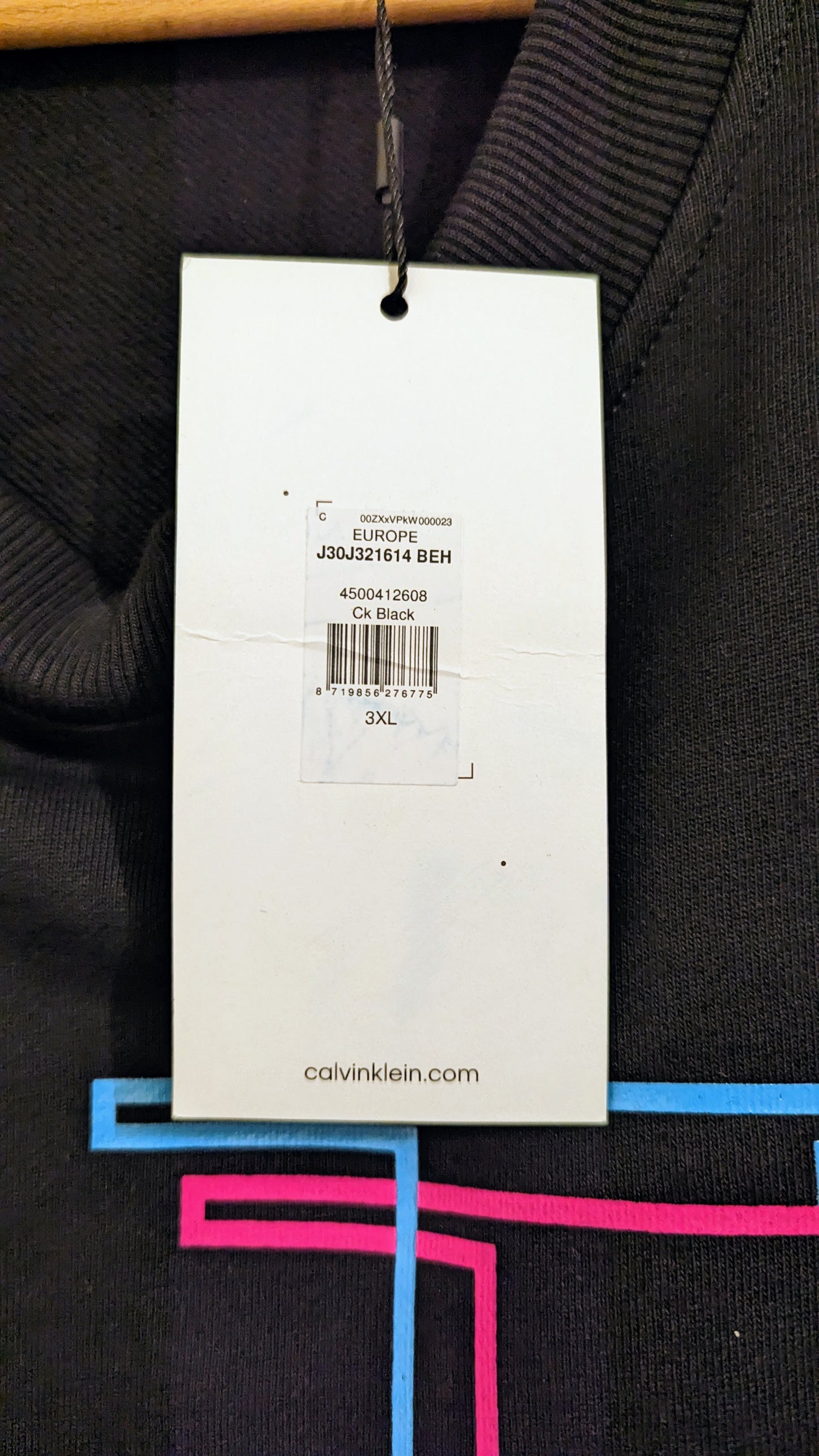 CALVIN KLEIN JEANS Herren Sweatshirt Gr. 4 XL Plus Size