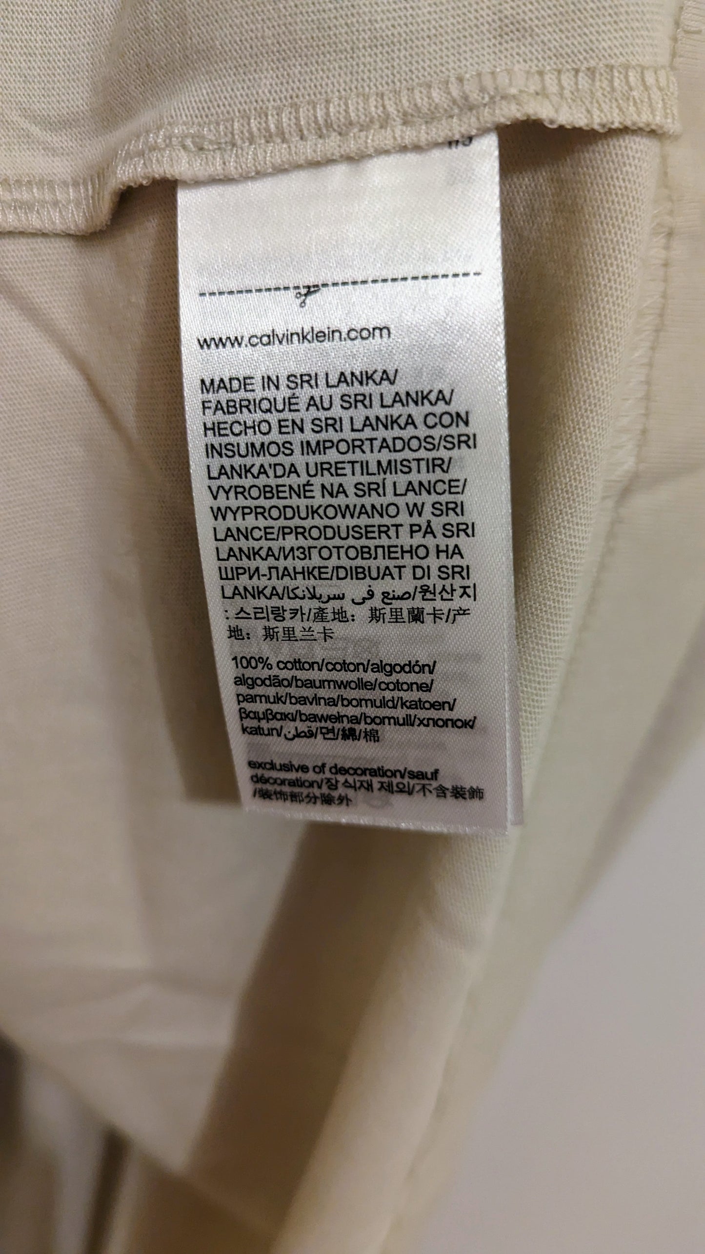CALVIN KLEIN Herren T-Shirt Gr. 5XL