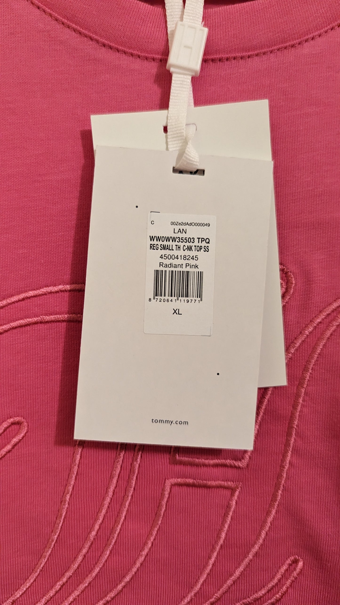TOMMY HILFIGER Damen T-Shirt Gr. XL