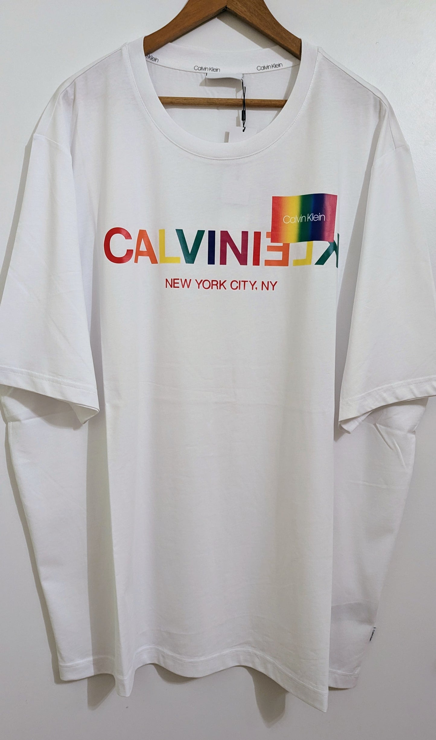 CALVIN KLEIN JEANS Herren T-Shirt Gr. 4XL oder 5XL Plus Size