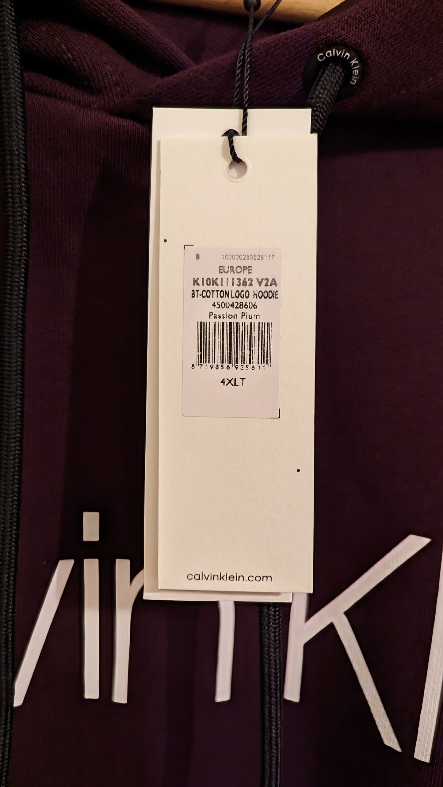 CALVIN KLEIN Herren Hoodie Gr. 4XL