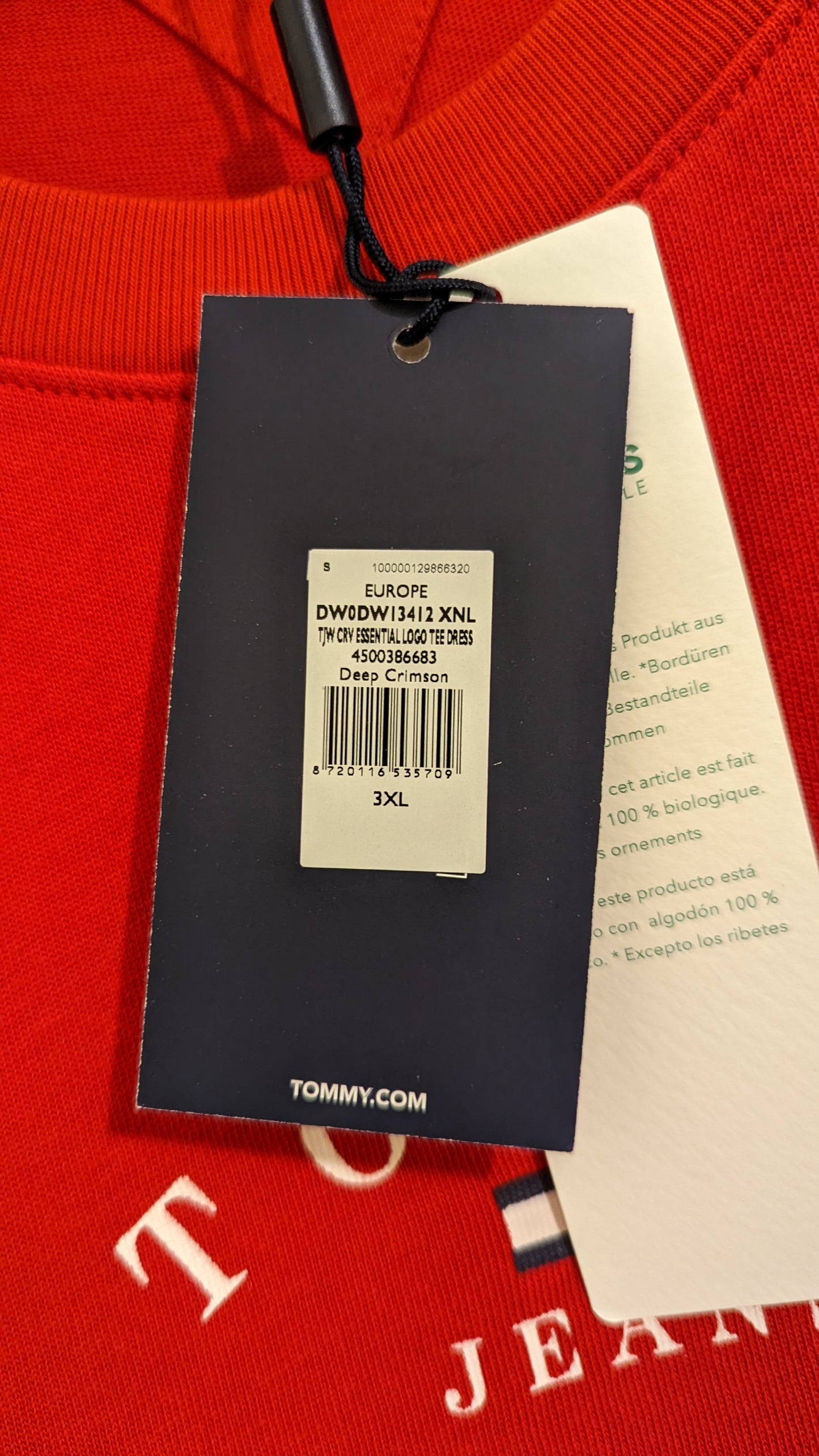 TOMMY JEANS Damen Jersey-Kleid Gr. 48 oder 50