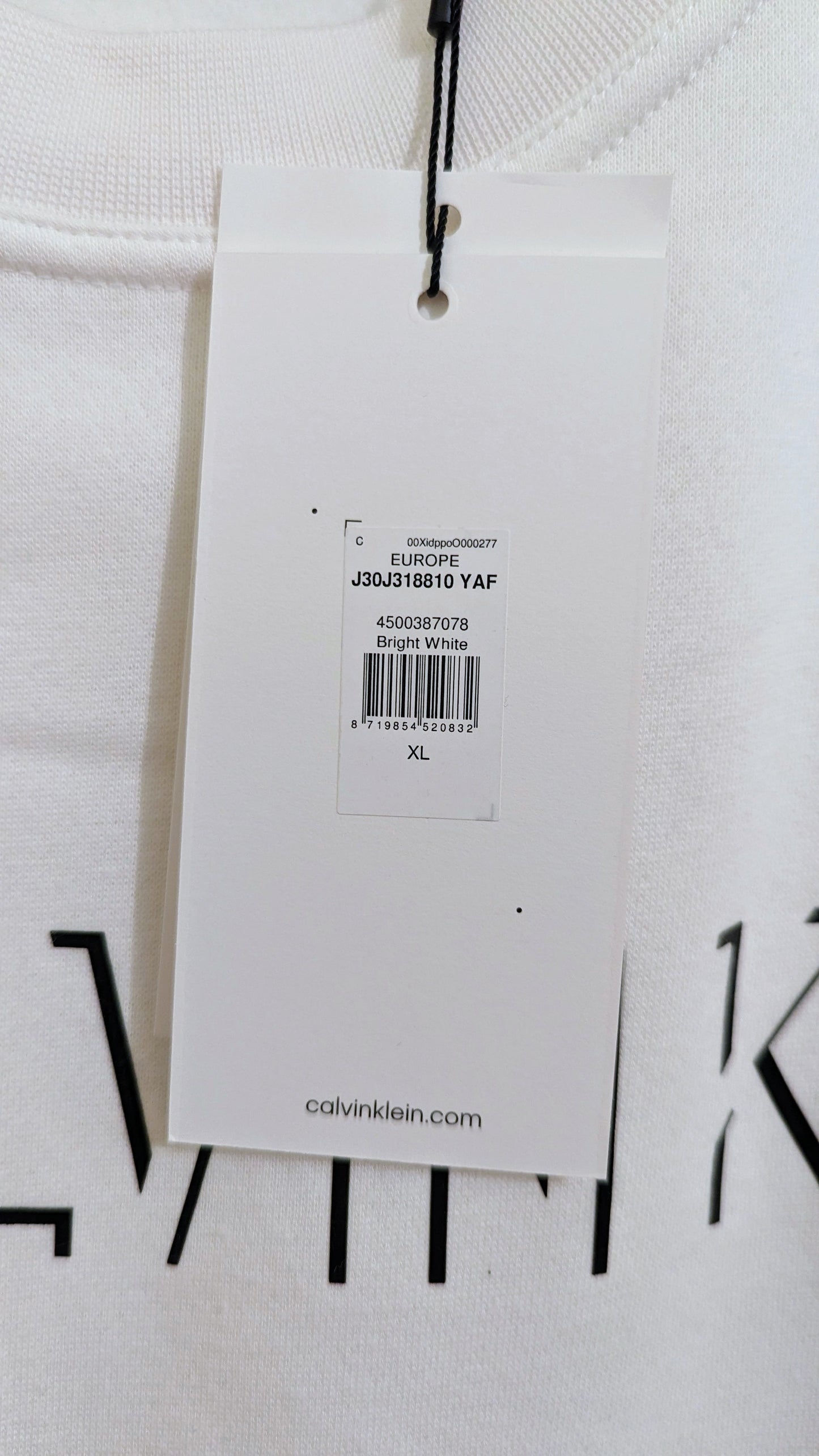 CALVIN KLEIN JEANS Herren Sweatshirt Gr. XL