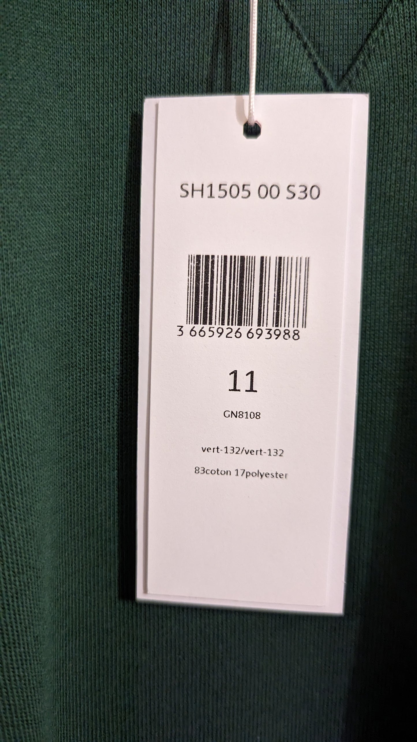 LACOSTE Herren Sweatshirt Gr. 6XL Plus Size
