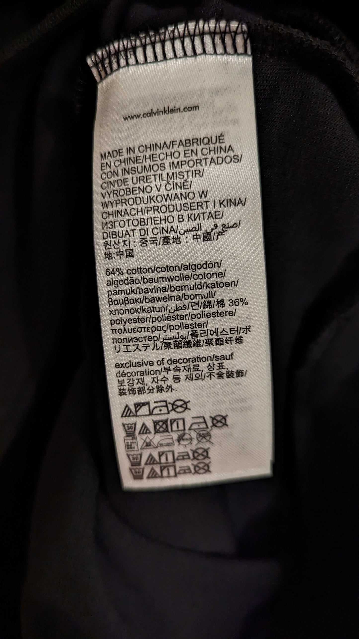 CALVIN KLEIN Herren Sweatshirt Gr. 5XL Plus Size