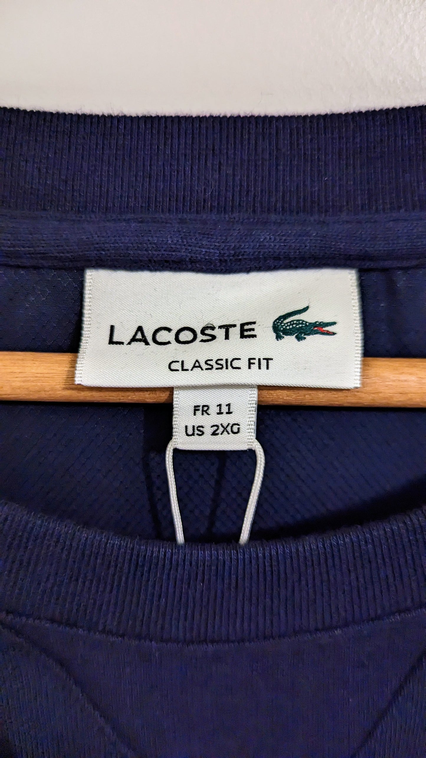 LACOSTE Herren Sweatshirt Gr. 6XL Plus Size