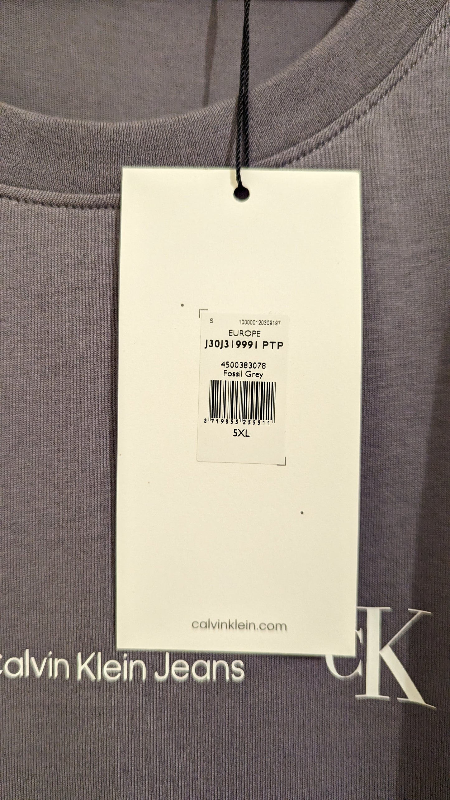 CALVIN KLEIN JEANS Herren T-Shirt Gr. 3XL Plus Size