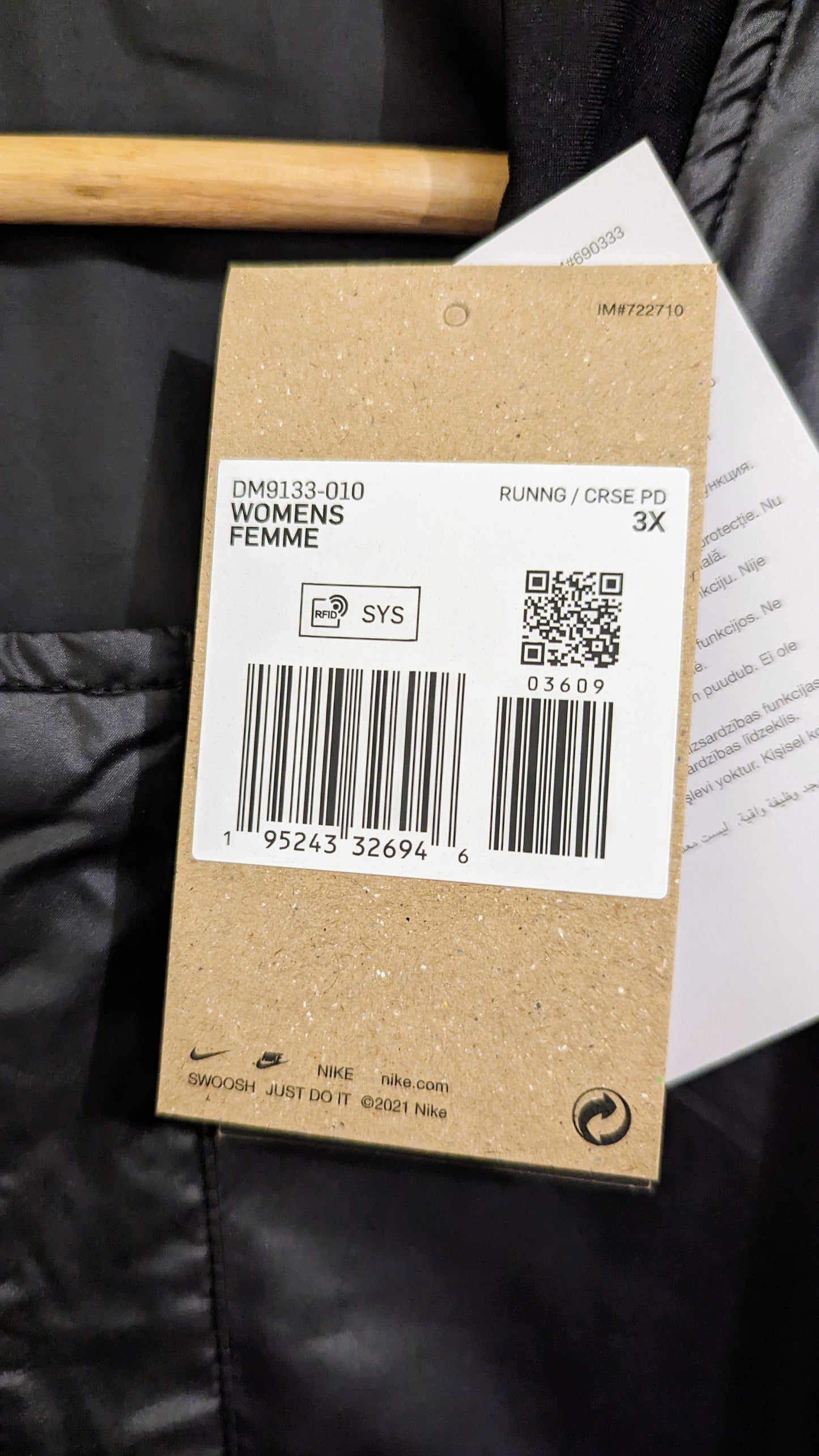 NIKE Damen Trainingsjacke Gr. 54