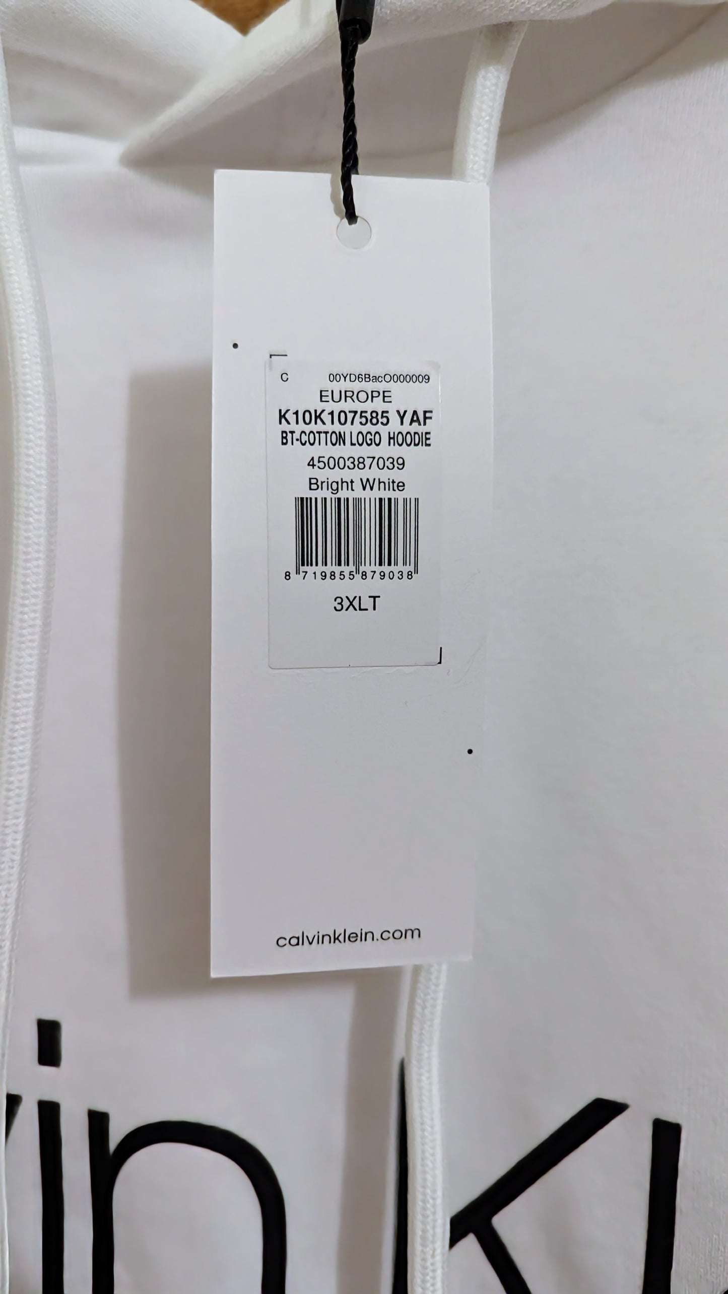 CALVIN KLEIN Herren Hoodie Gr. 3XL Plus Size