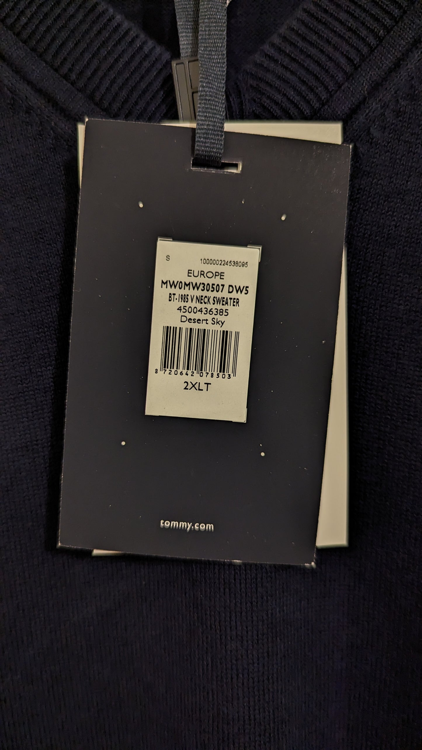 TOMMY HILFIGER Herren Pullover Gr. 2XL Plus Size