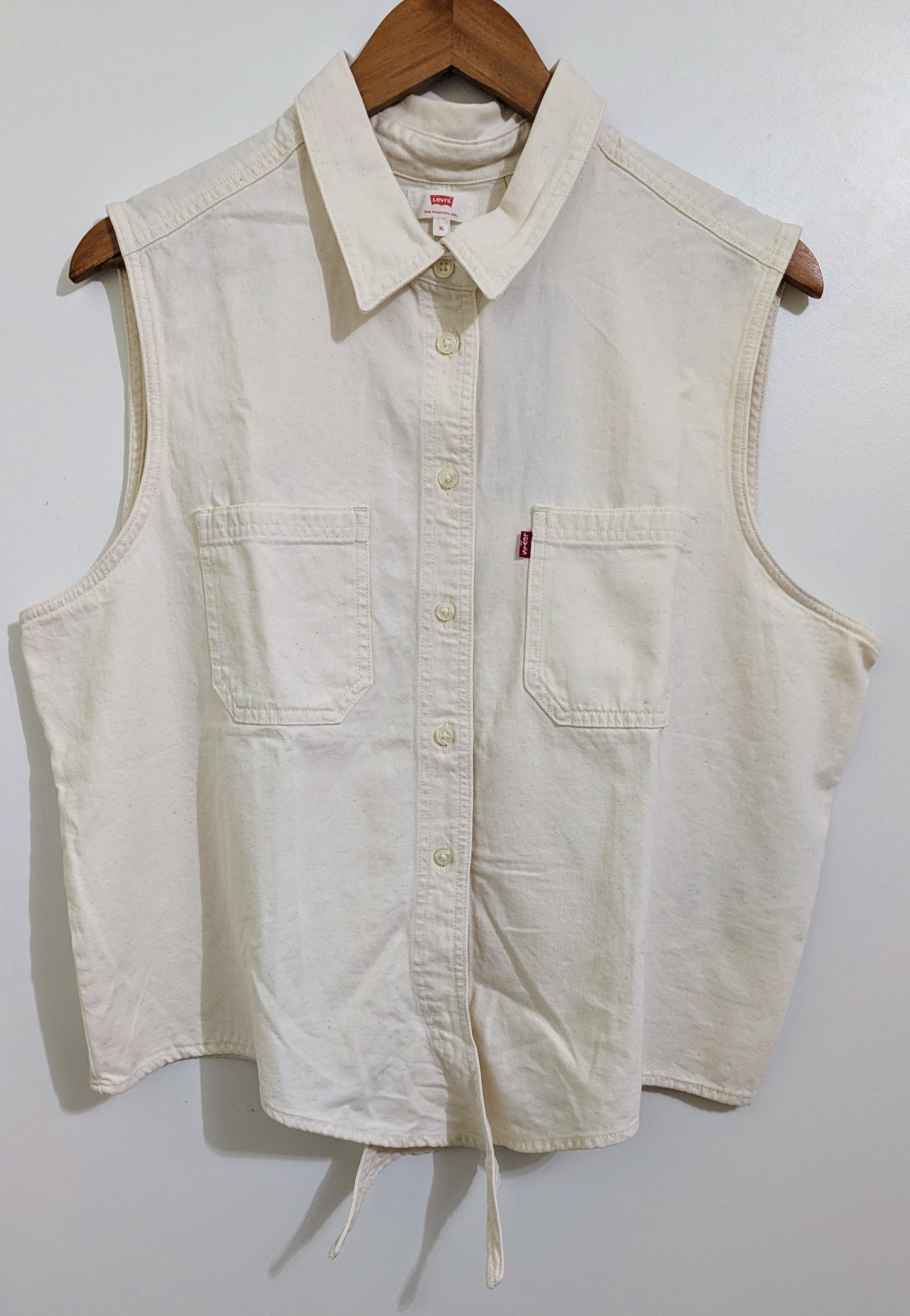 LEVI'S Damen Knoten Bluse Gr. XL/XXL