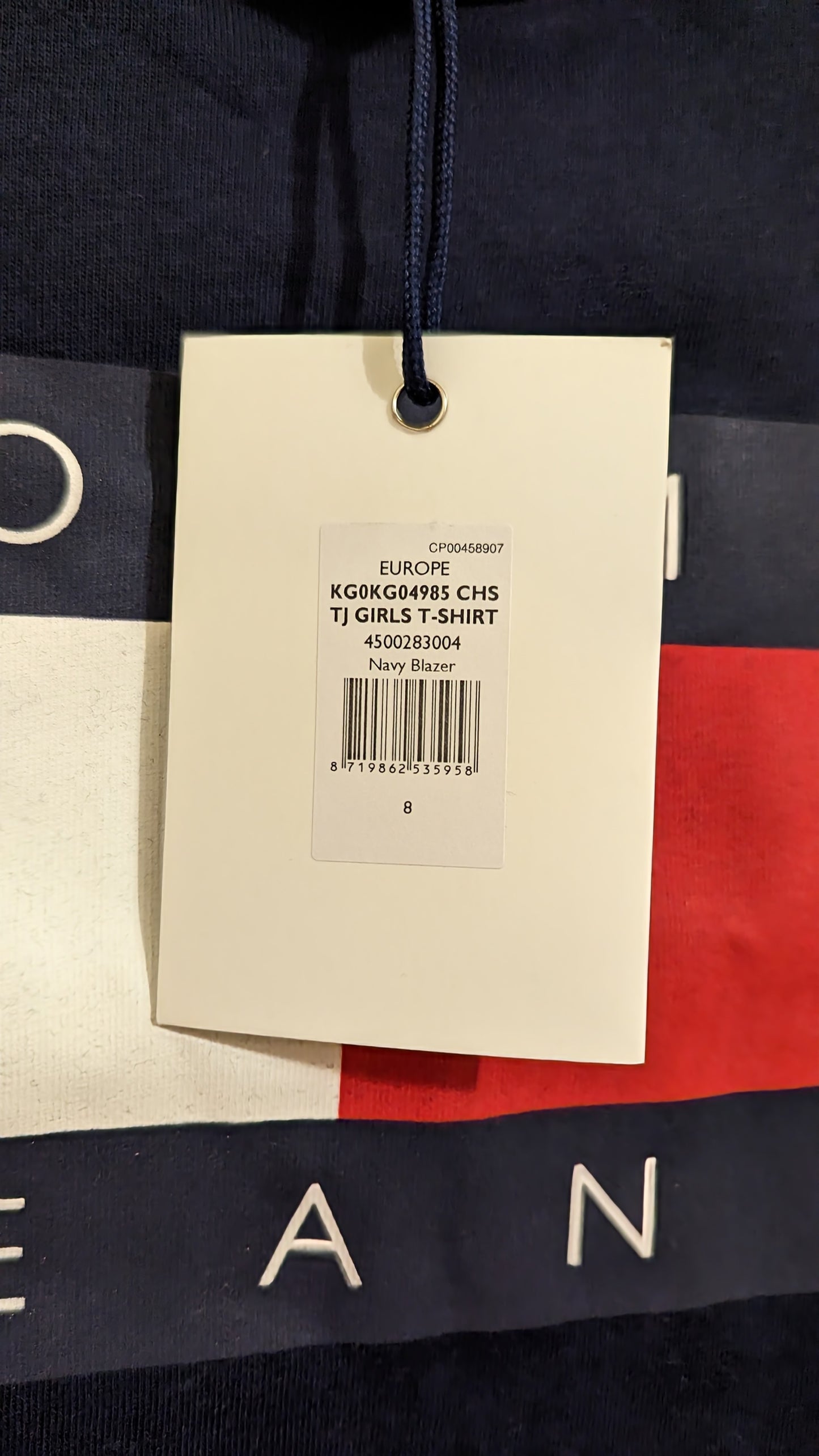 TOMMY JEANS Mädchen T-Shirt Gr. 128