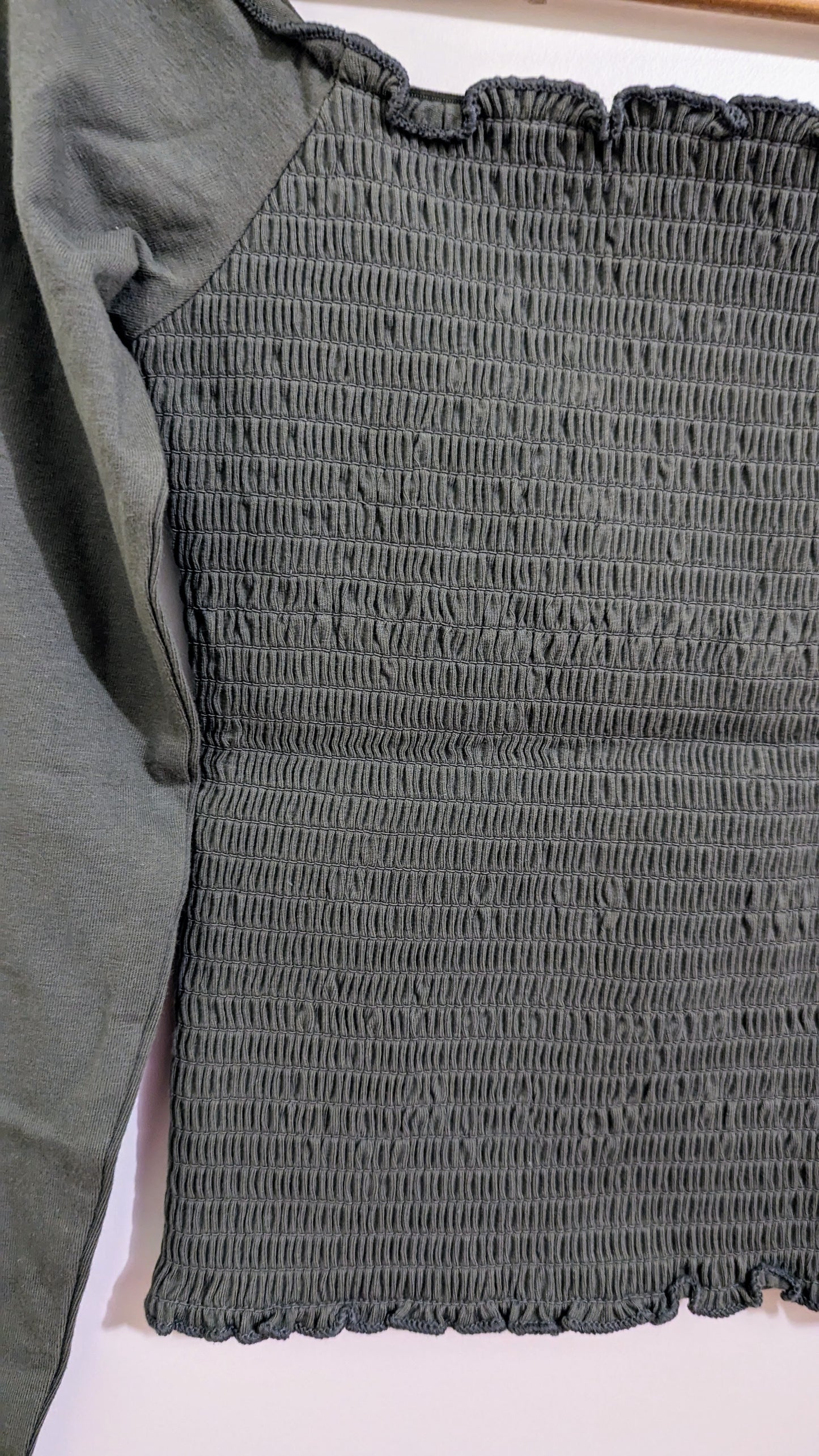 HOLLISTER Cropped Damen Langarmshirt Gr. M