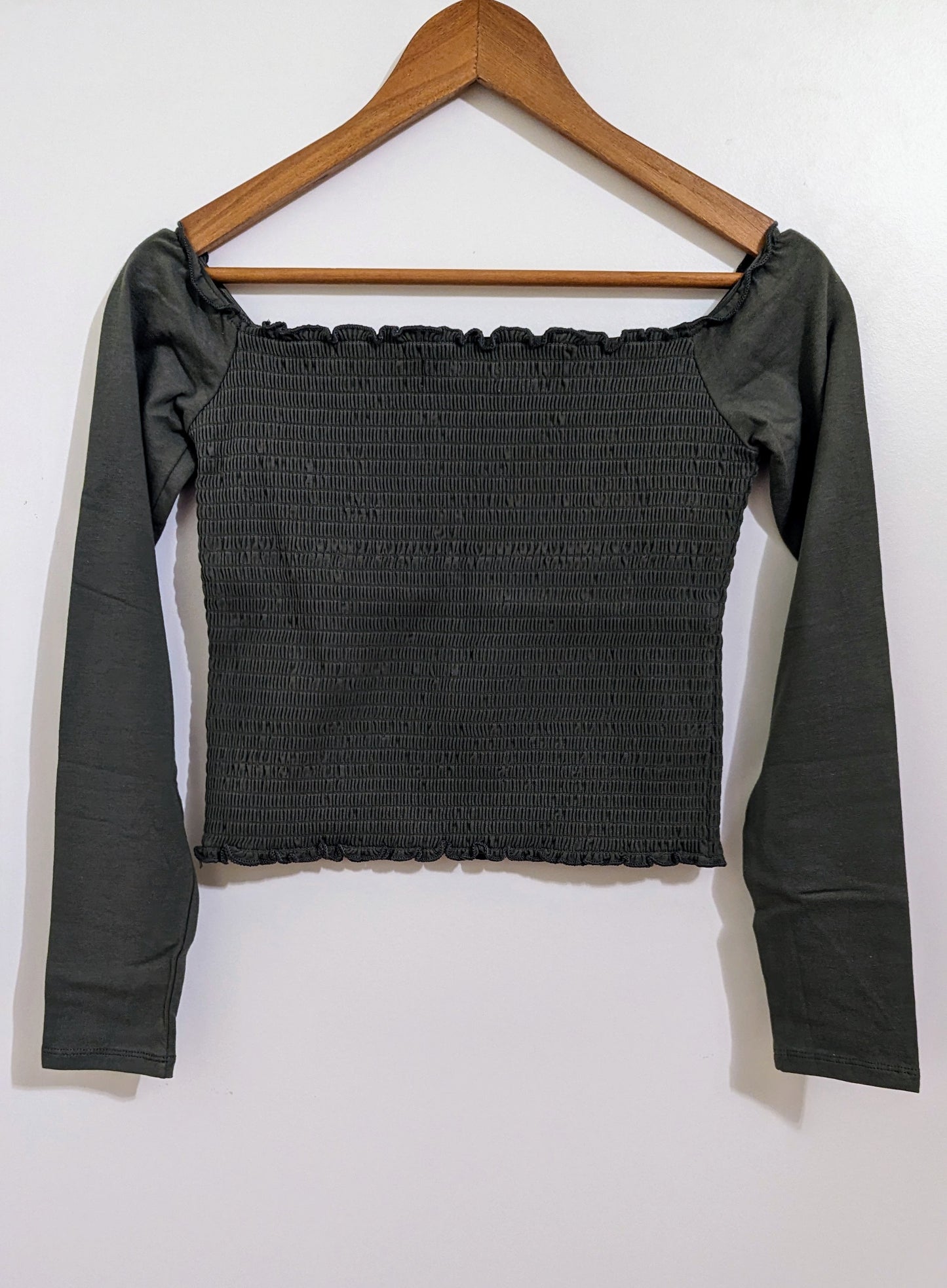 HOLLISTER Cropped Damen Langarmshirt Gr. M