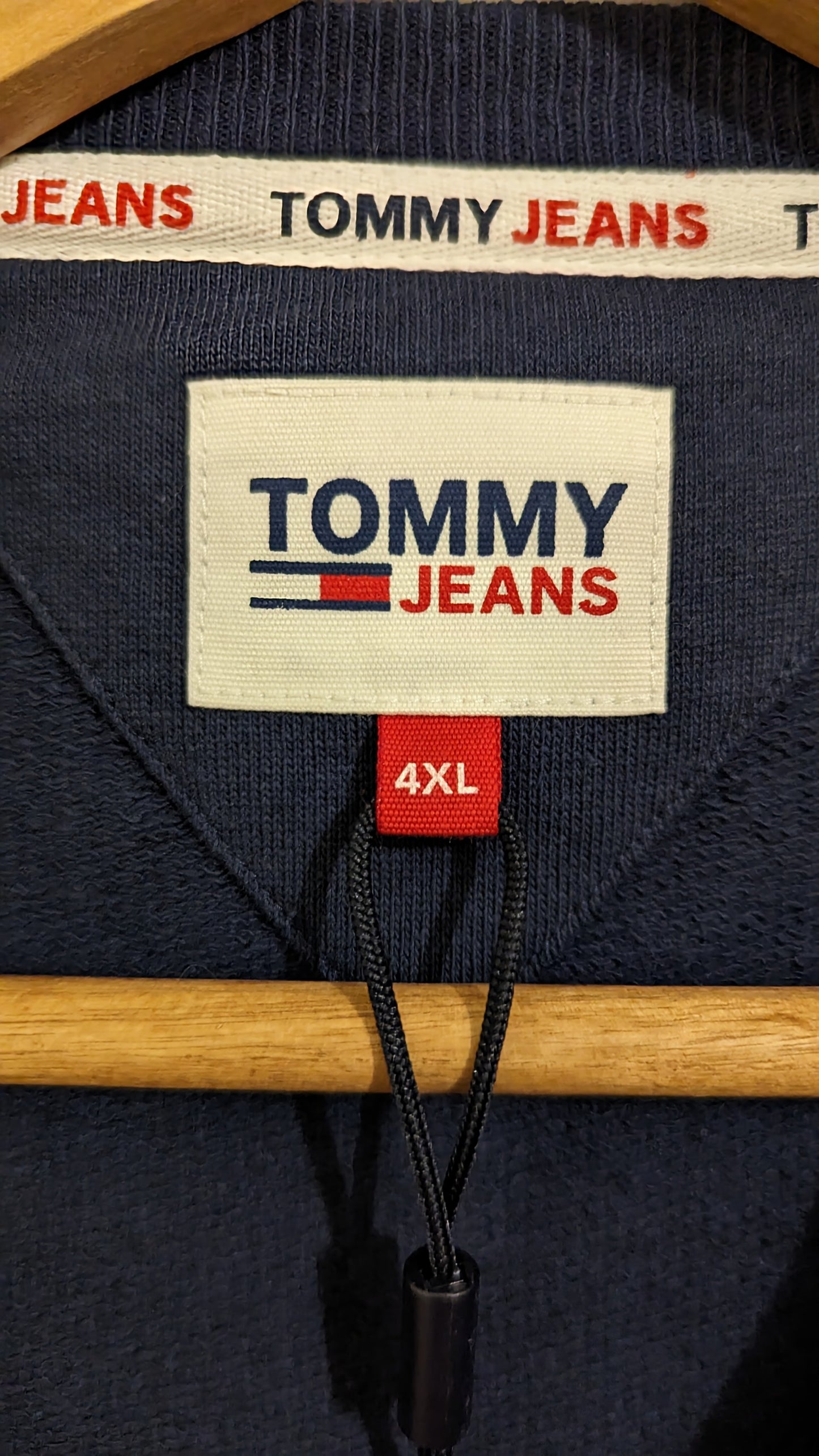 TOMMY JEANS Herren Sweatshirt Gr. 4XL oder 5XL Plus Size
