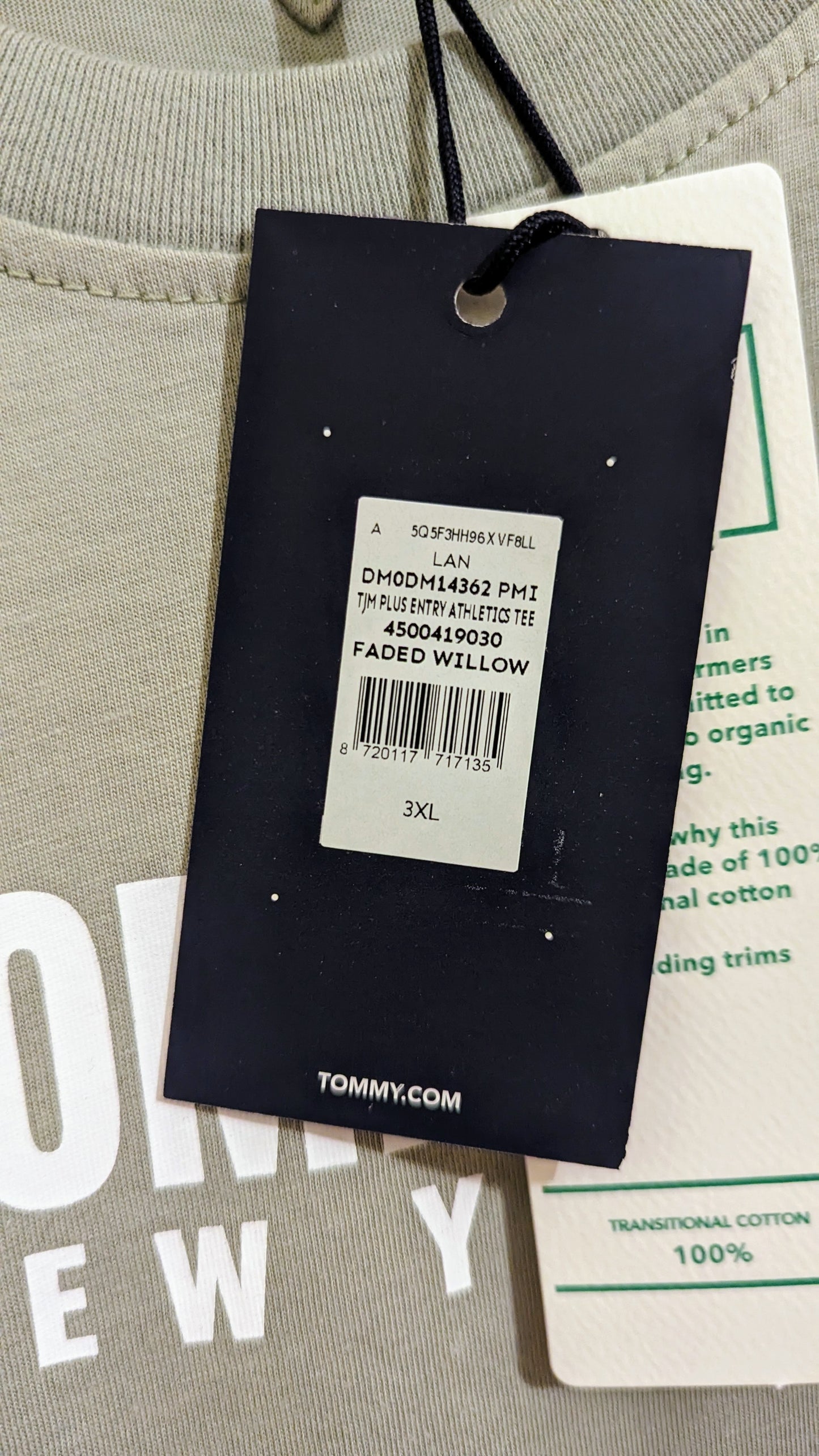 TOMMY JEANS Herren T-Shirt Gr. 3XL oder 4XL Plus Size