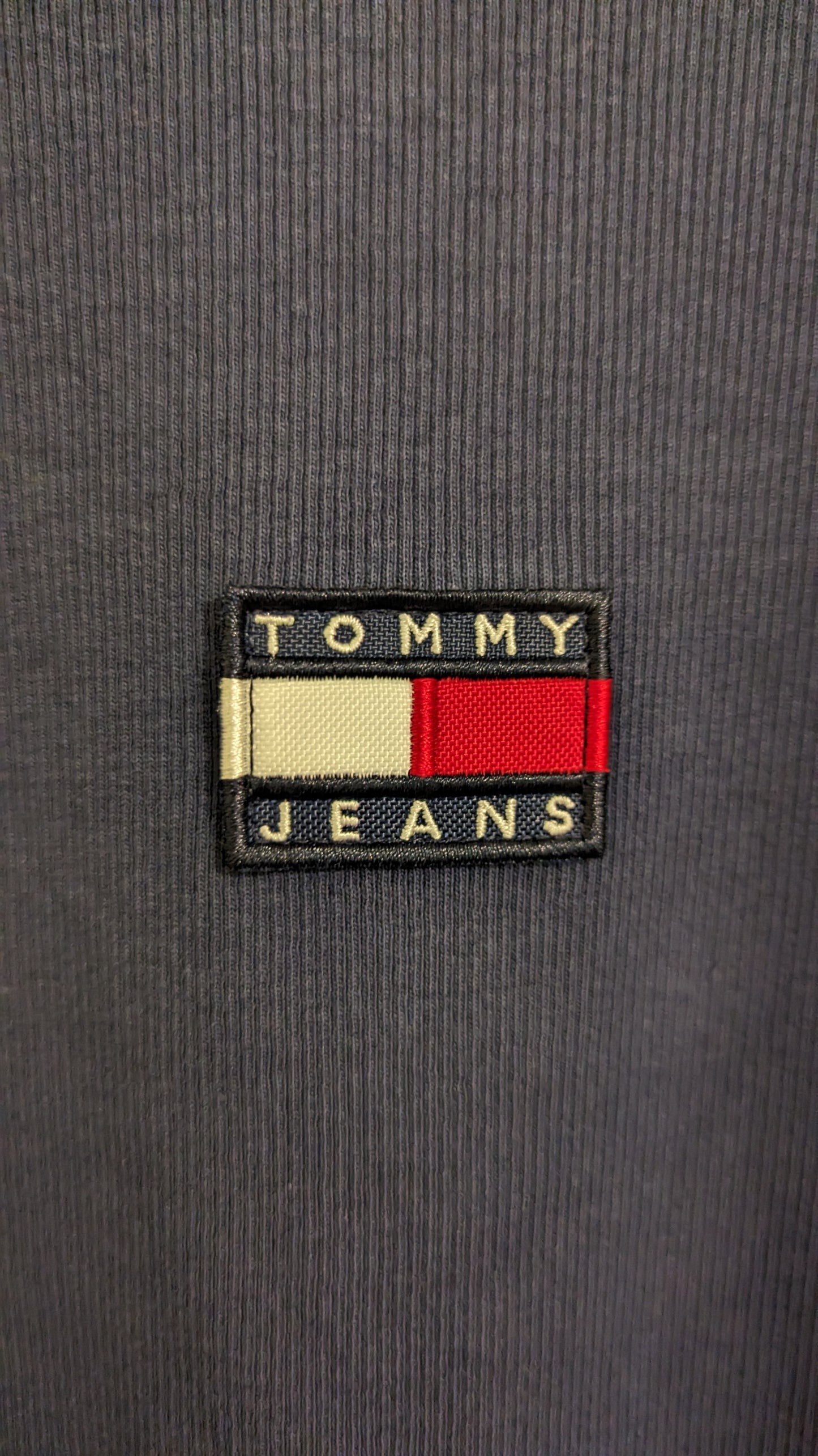 TOMMY JEANS Damen Feinrip T-Shirt Gr. 44