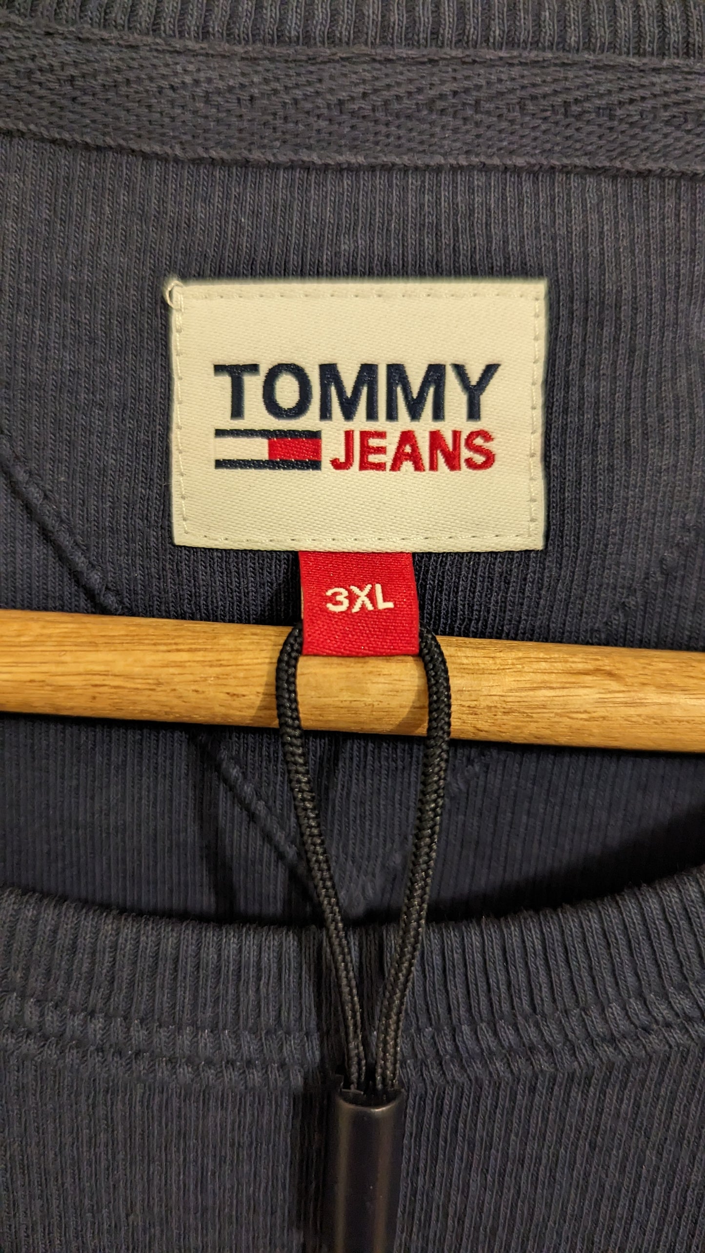 TOMMY JEANS Damen Feinrip T-Shirt Gr. 44