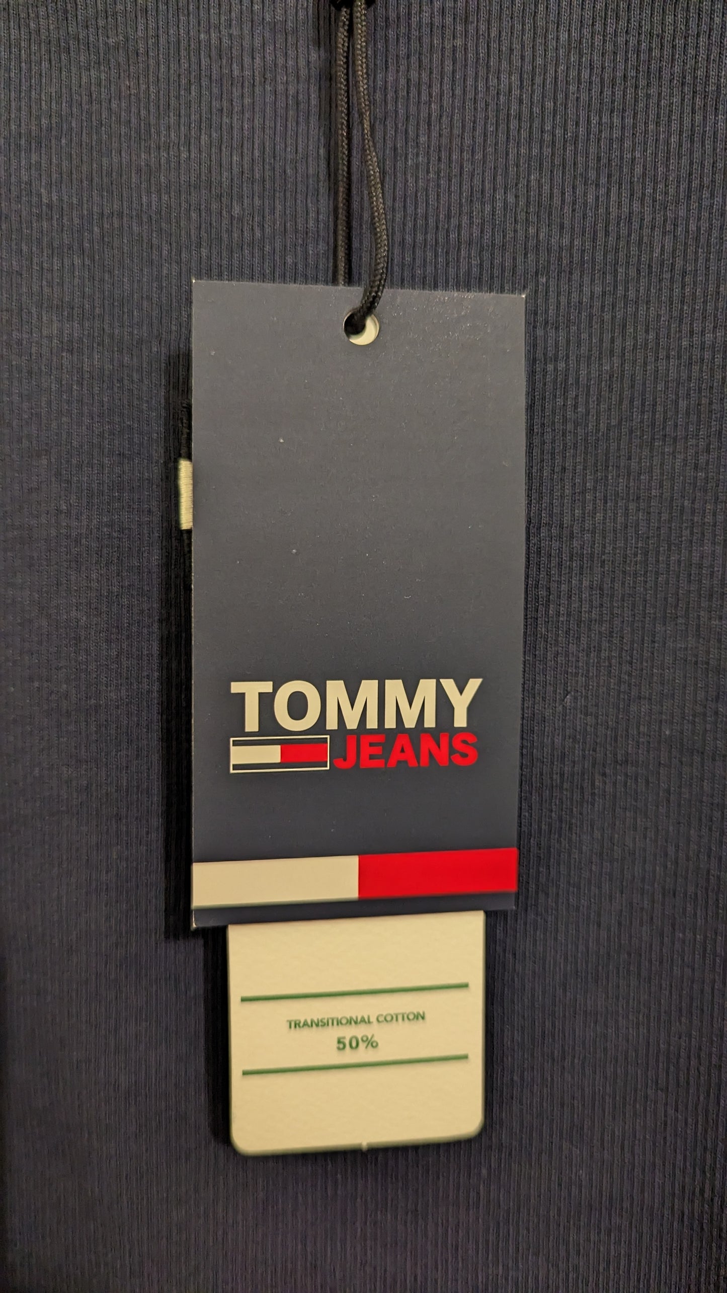 TOMMY JEANS Damen Feinrip T-Shirt Gr. 44