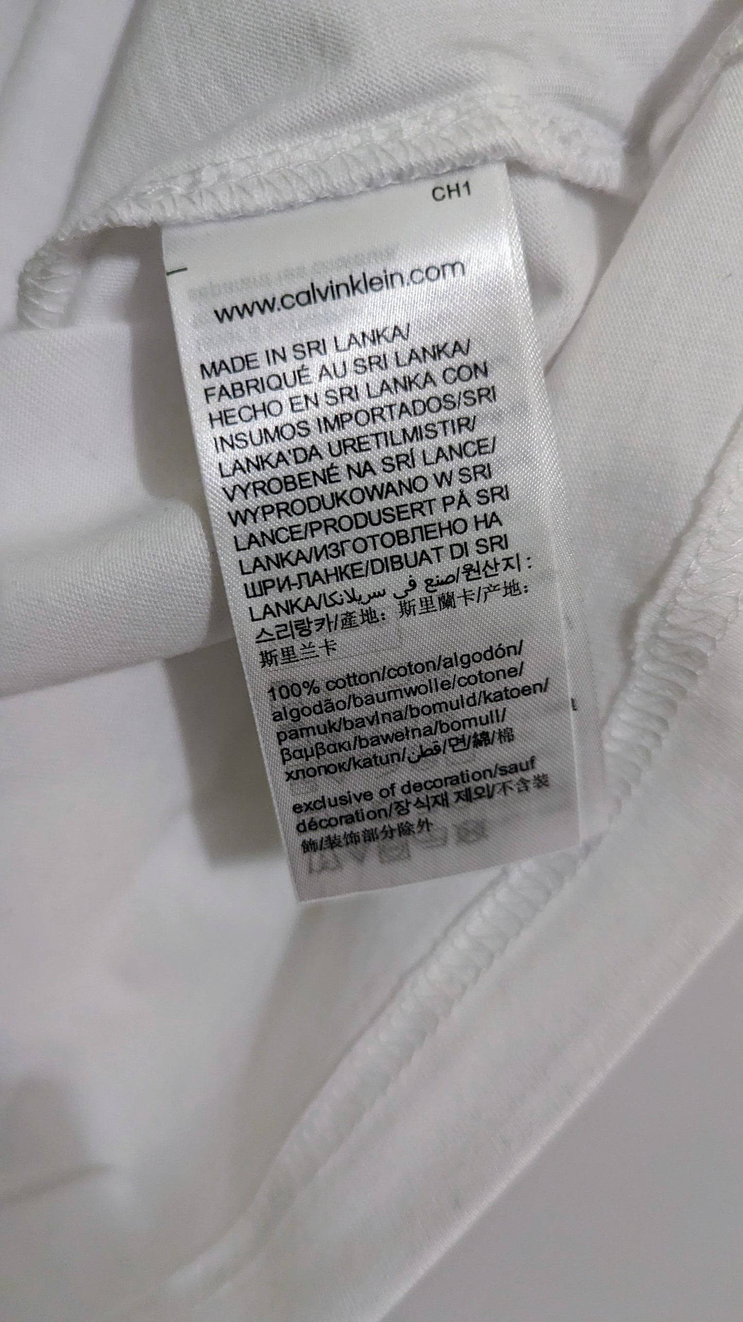 CALVIN KLEIN HERREN T-Shirt Gr. 5XL Plus Size