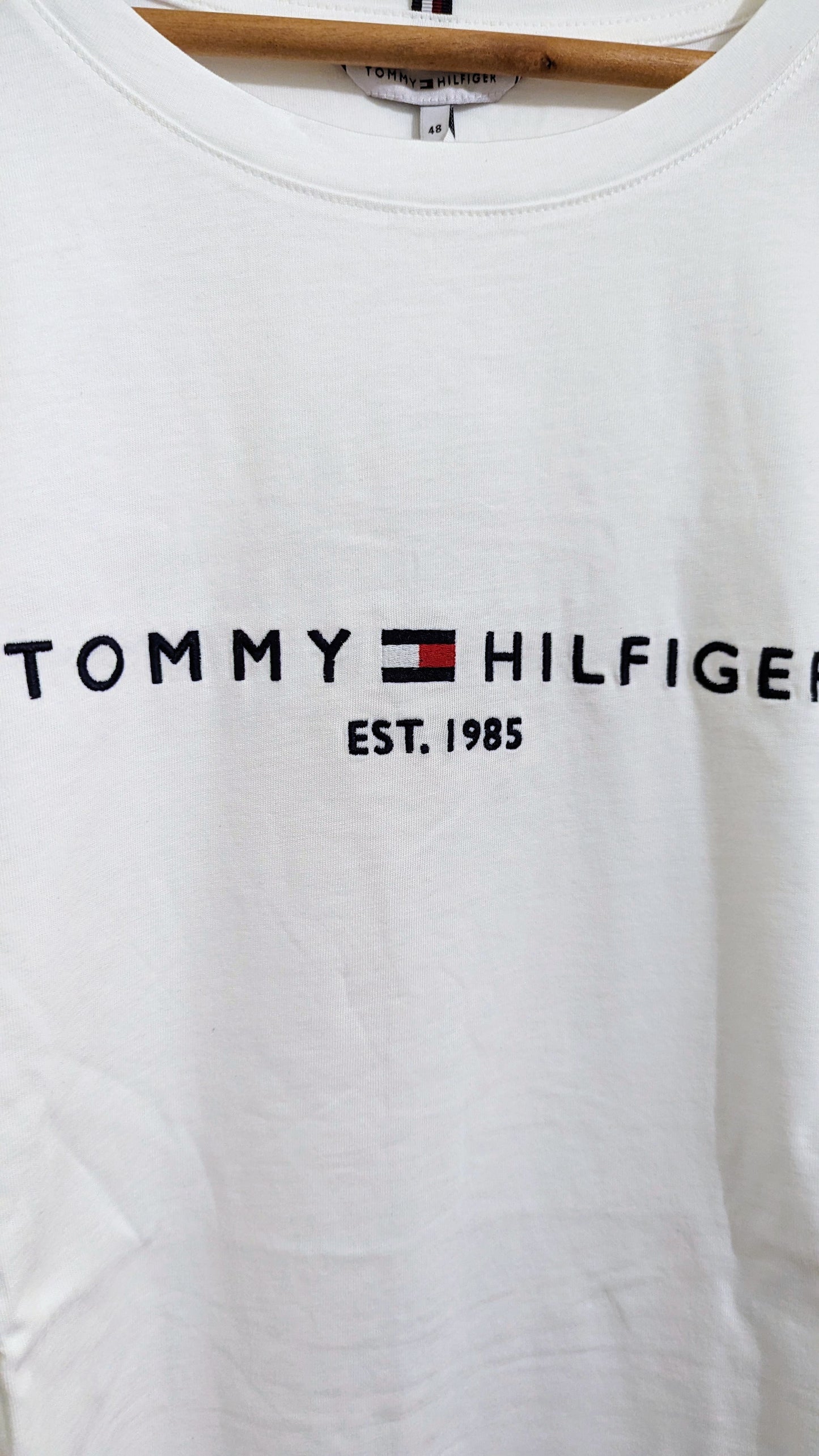 TOMMY HILFIGER Damen Langarmshirt Gr. 46
