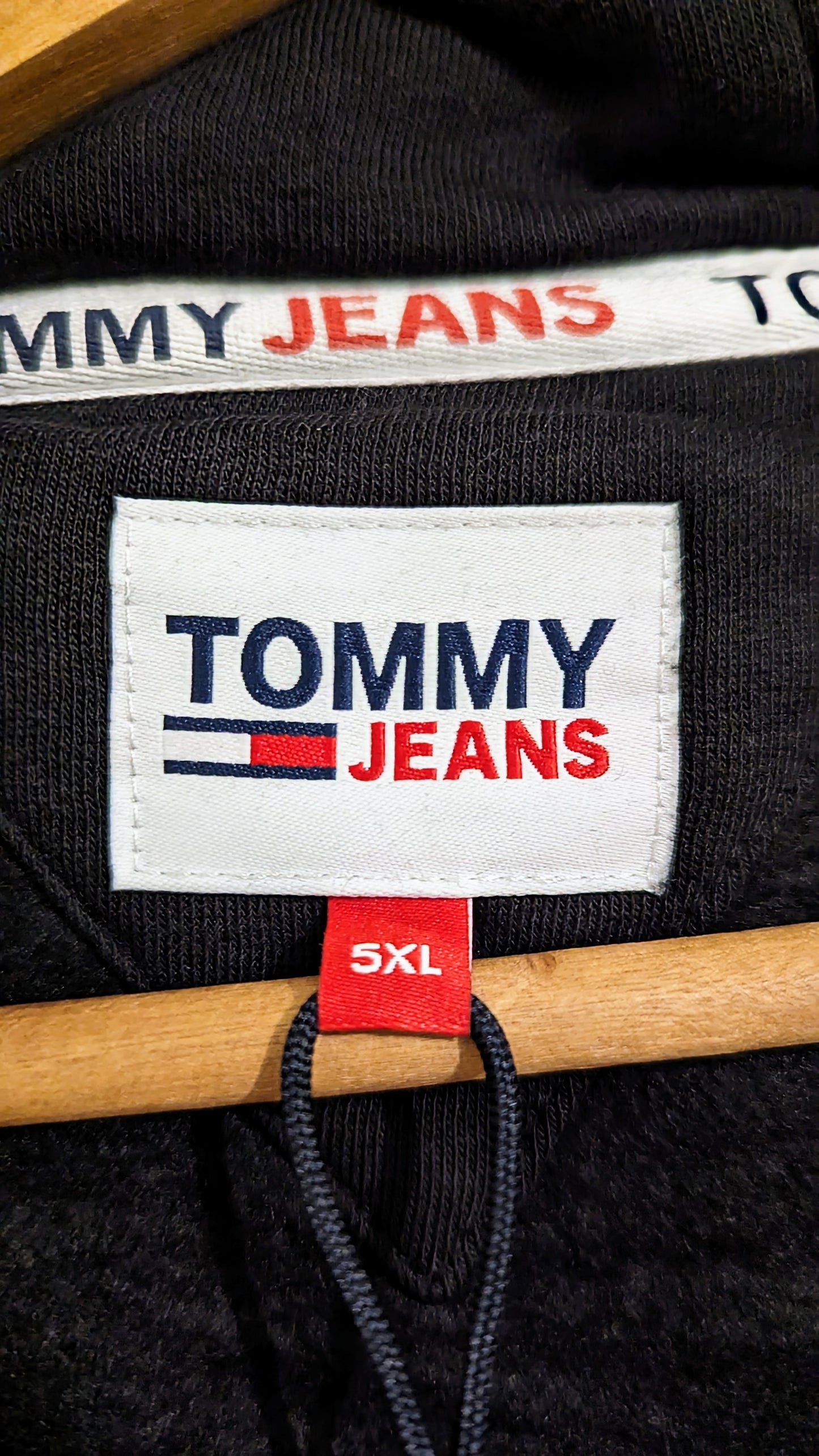 TOMMY JEANS Herren Hoodie Gr. 3XL, 4XL oder 5XL Plus Size