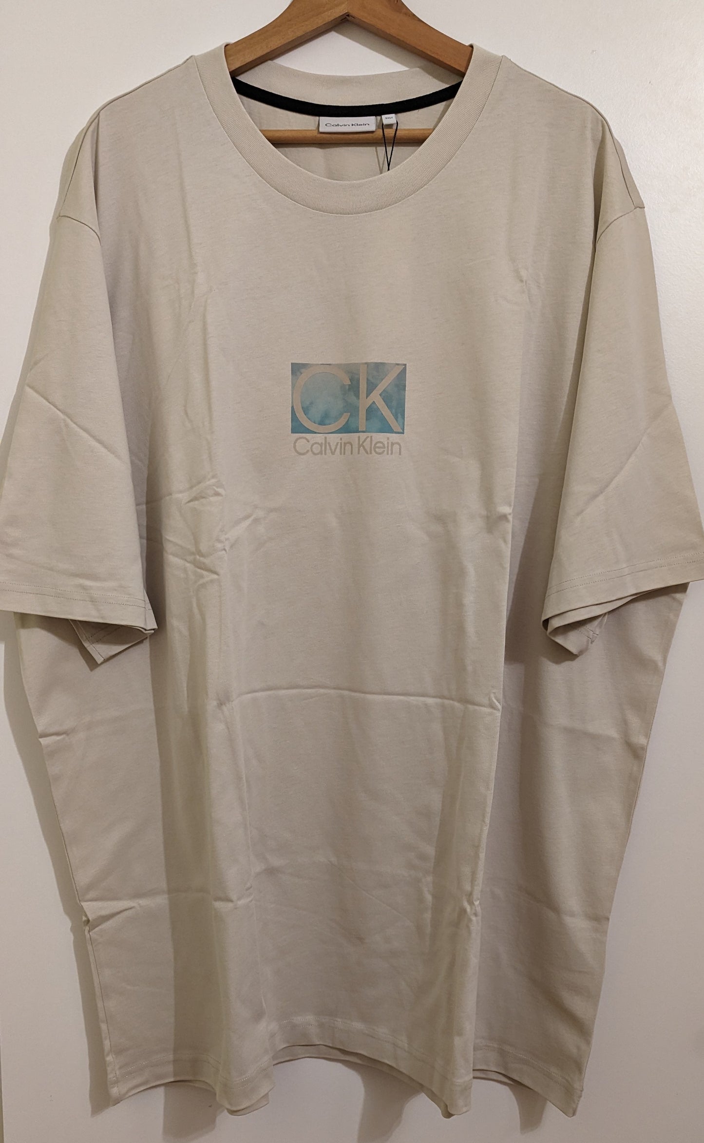 CALVIN KLEIN Herren T-Shirt Gr. 4XL oder 5XL Plus Size