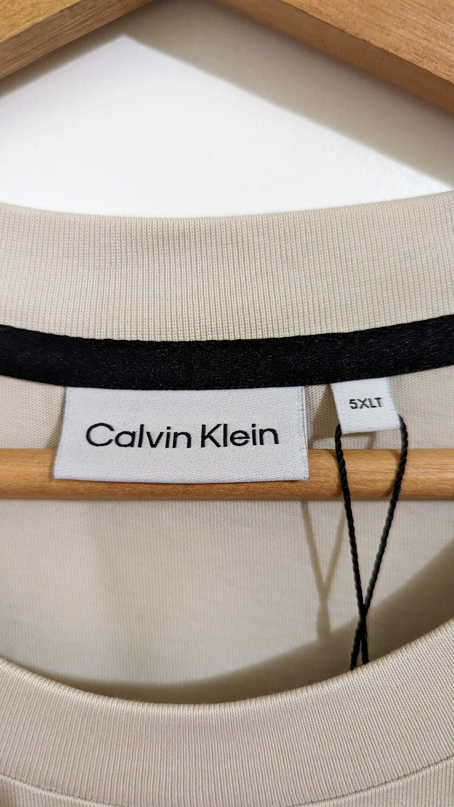 CALVIN KLEIN Herren T-Shirt Gr. 4XL oder 5XL Plus Size