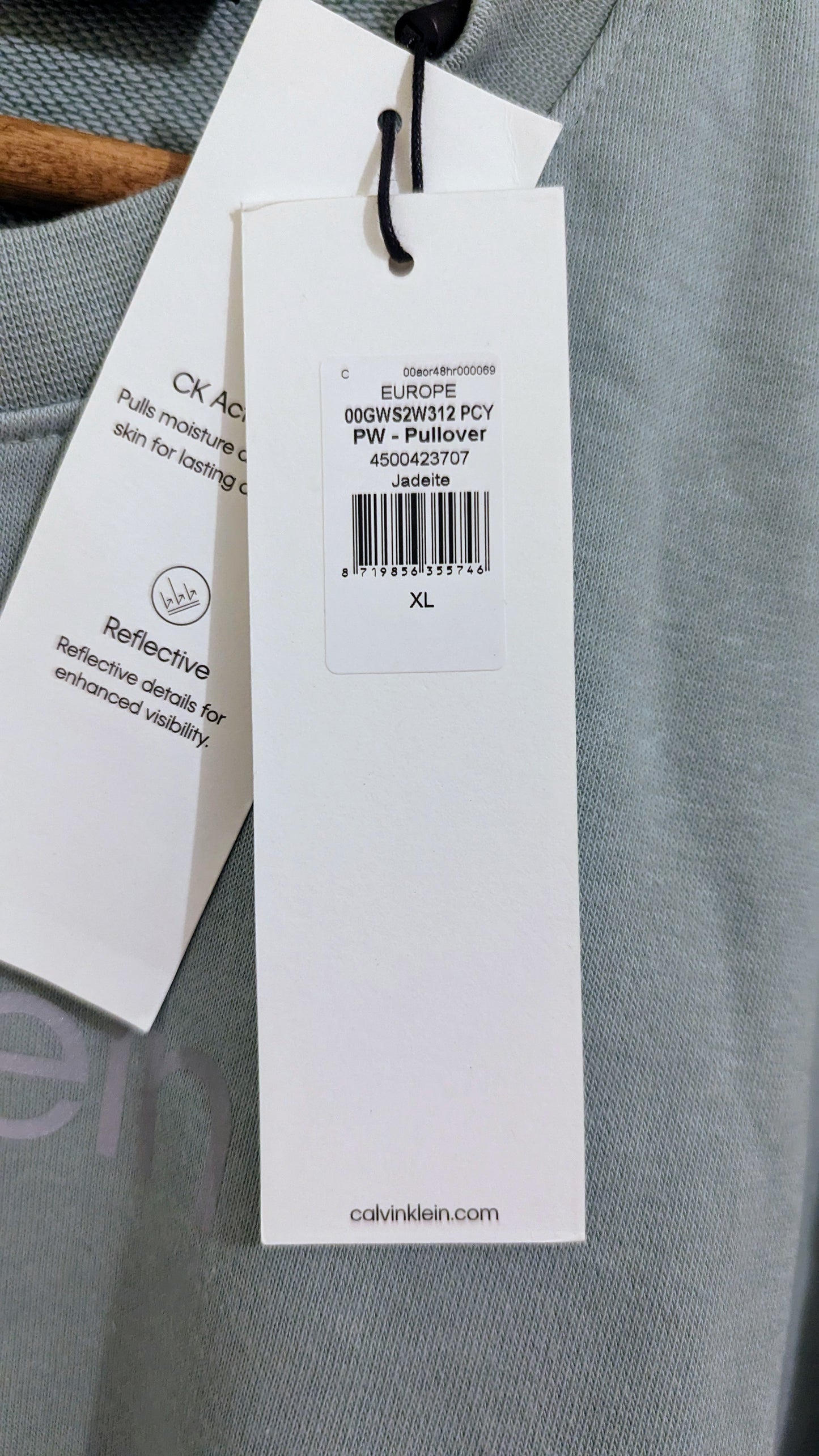 CALVIN KLEIN PERFORMANCE Cropped Damen Sweatshirt Gr. 42/44