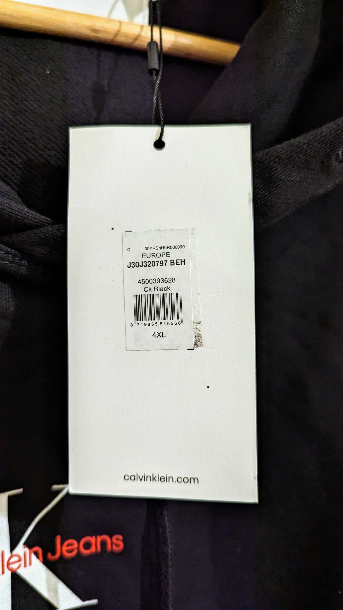 CALVIN KLEIN JEANS Herren Hoodie Gr. 4XL Plus Size