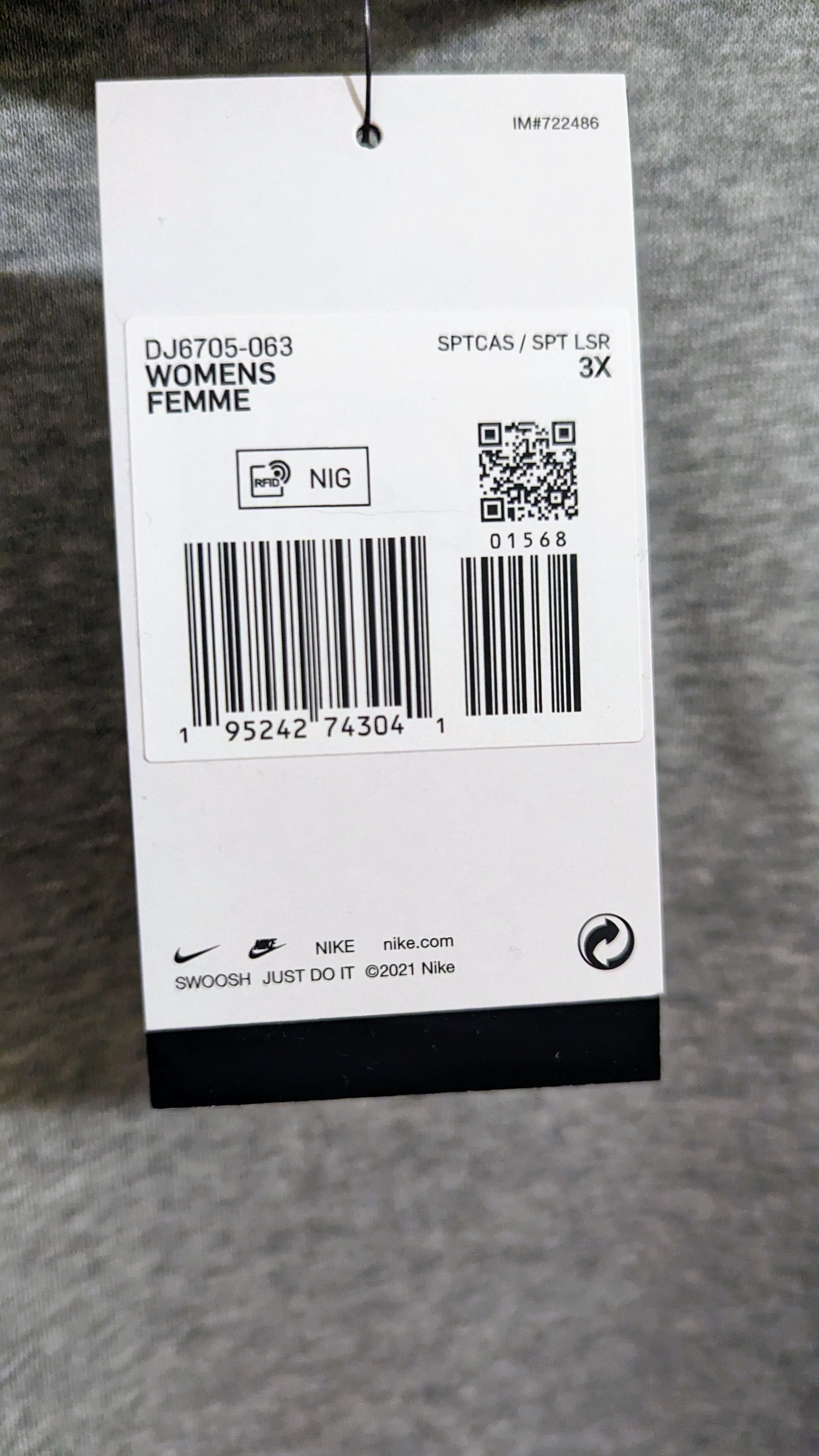 NIKE Damen Hoodie Gr. 52