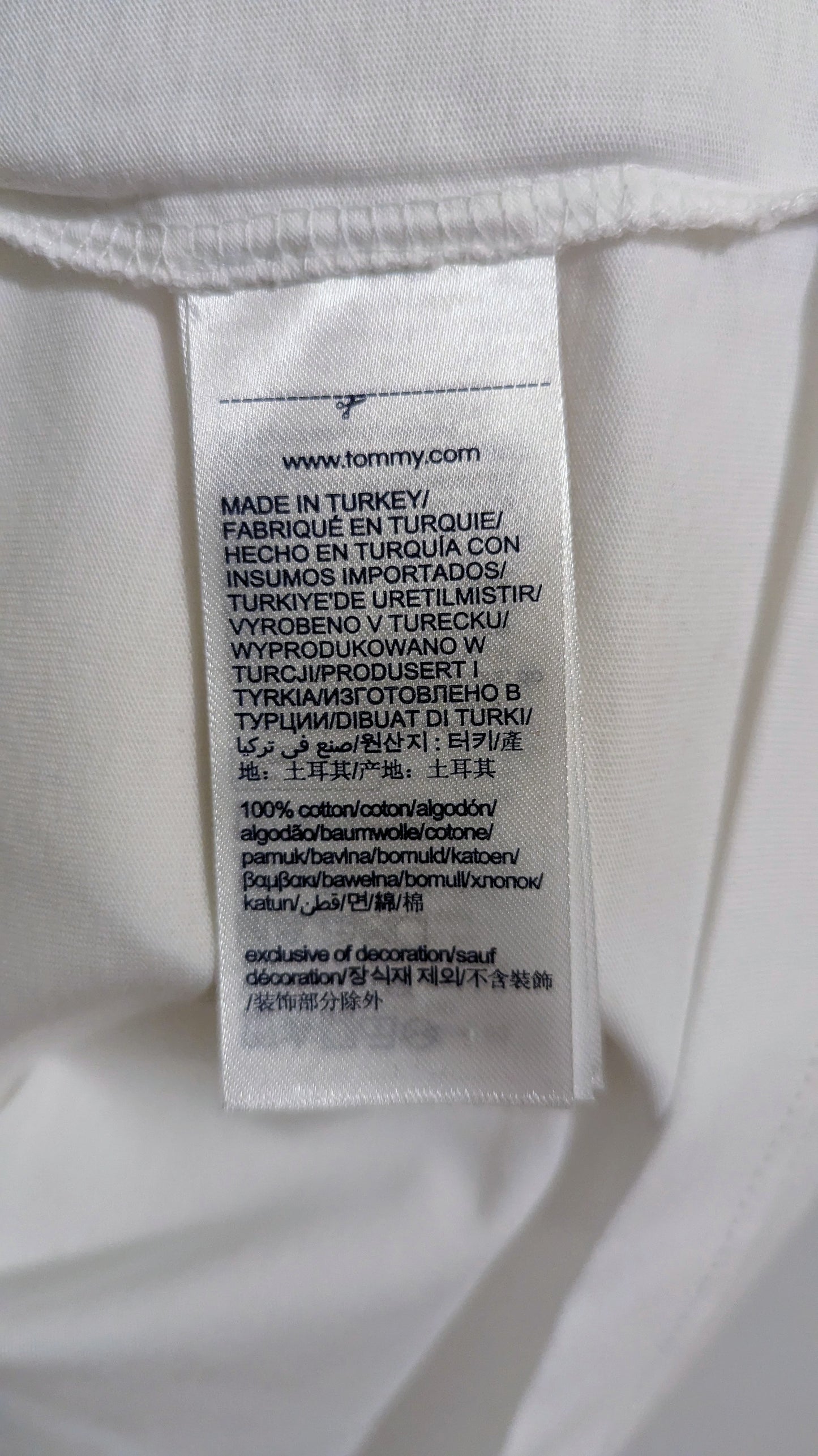 TOMMY HILFIGER Herren T-Shirt Gr. 5XL Plus Size