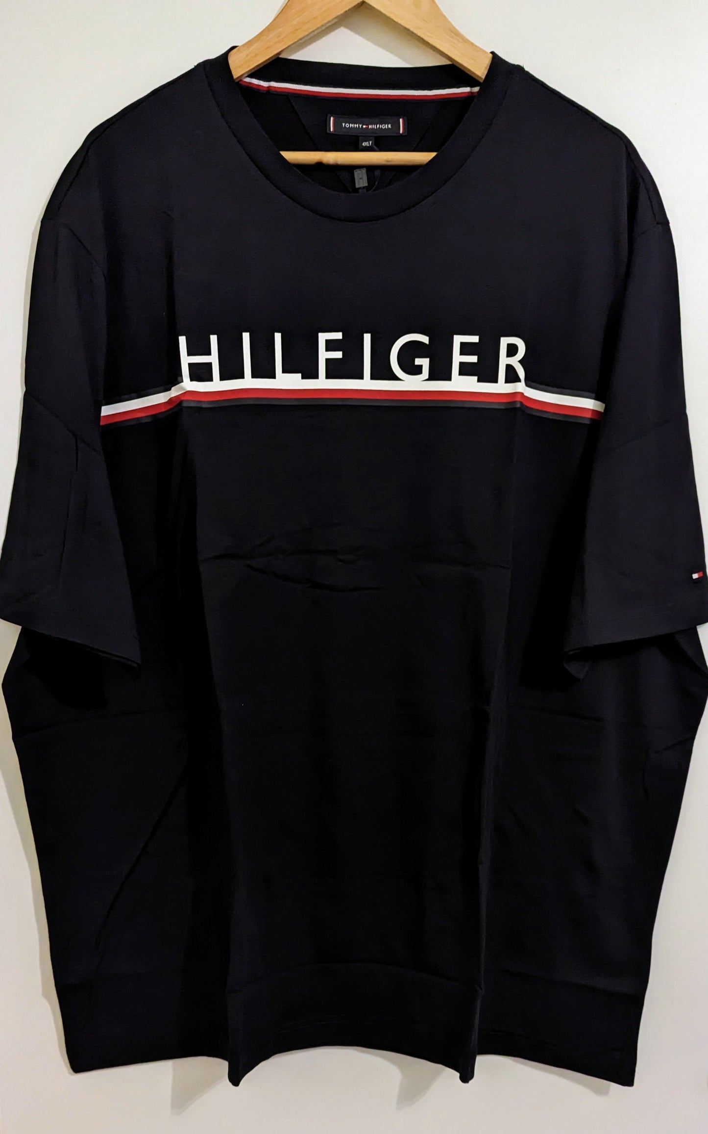 TOMMY HILFIGER Herren T-Shirt Gr. 4XL Plus Size