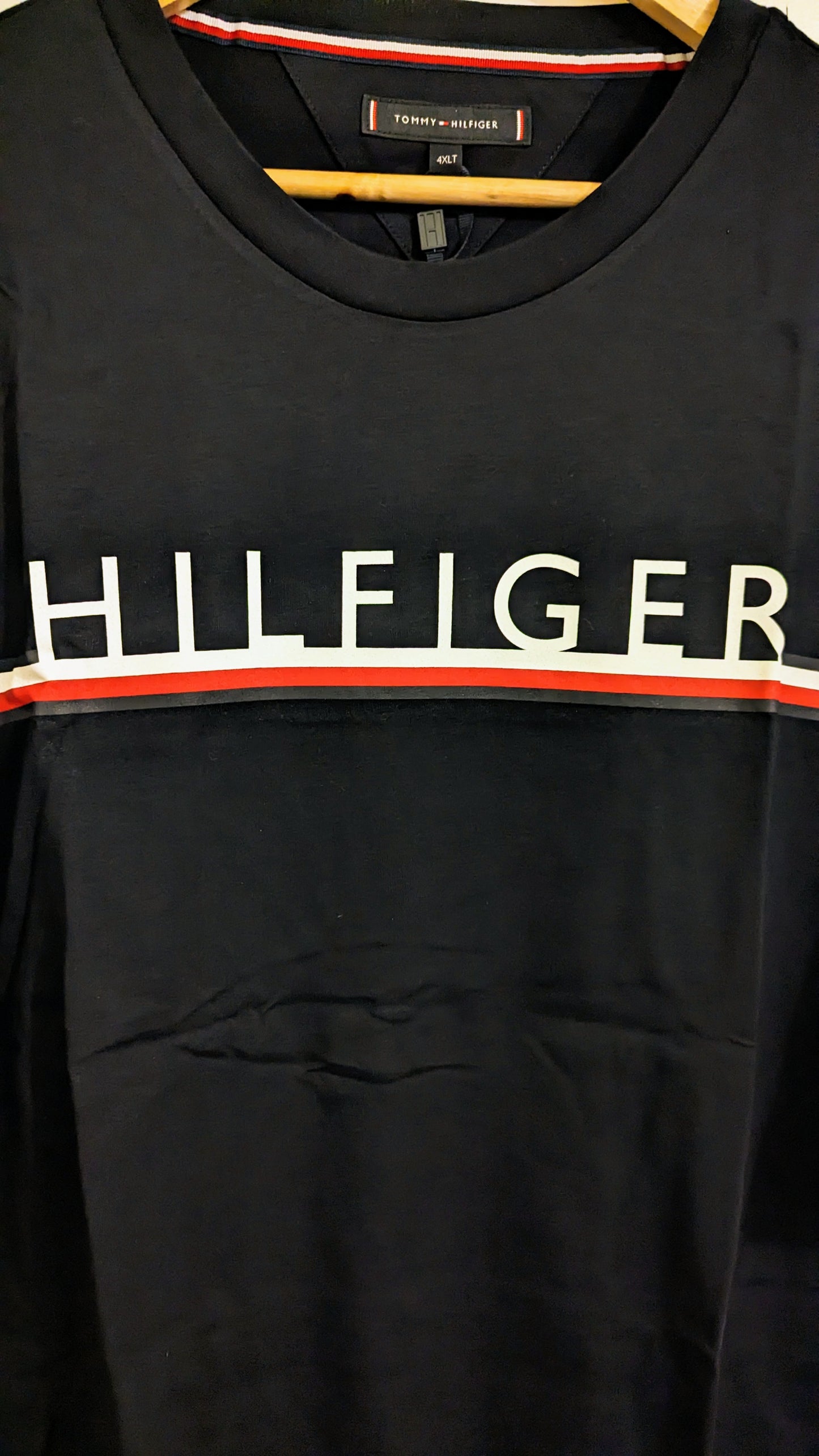 TOMMY HILFIGER Herren T-Shirt Gr. 4XL Plus Size