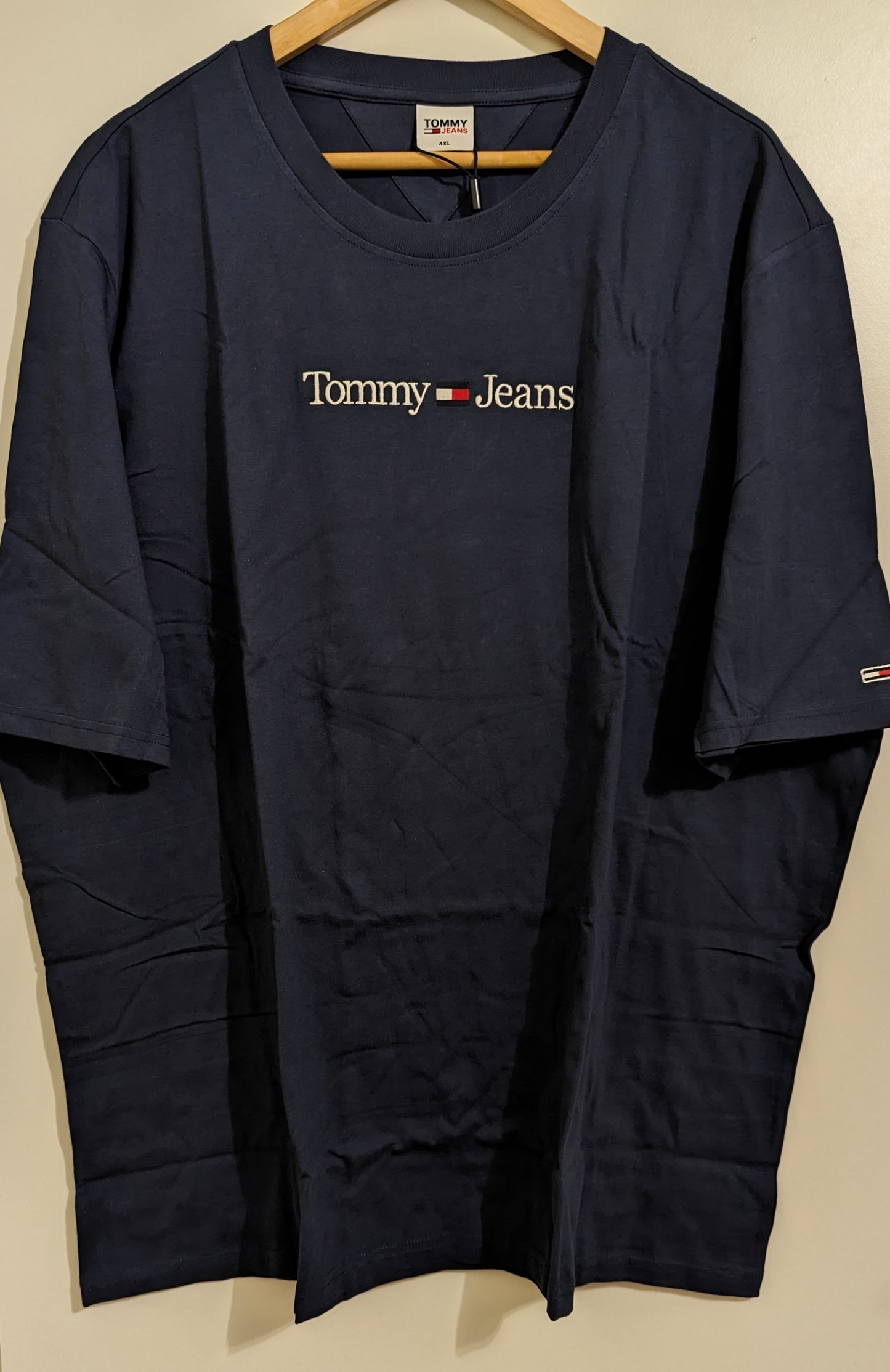 TOMMY JEANS Herren T-Shirt Gr. 3XL oder 5XL Plus Size