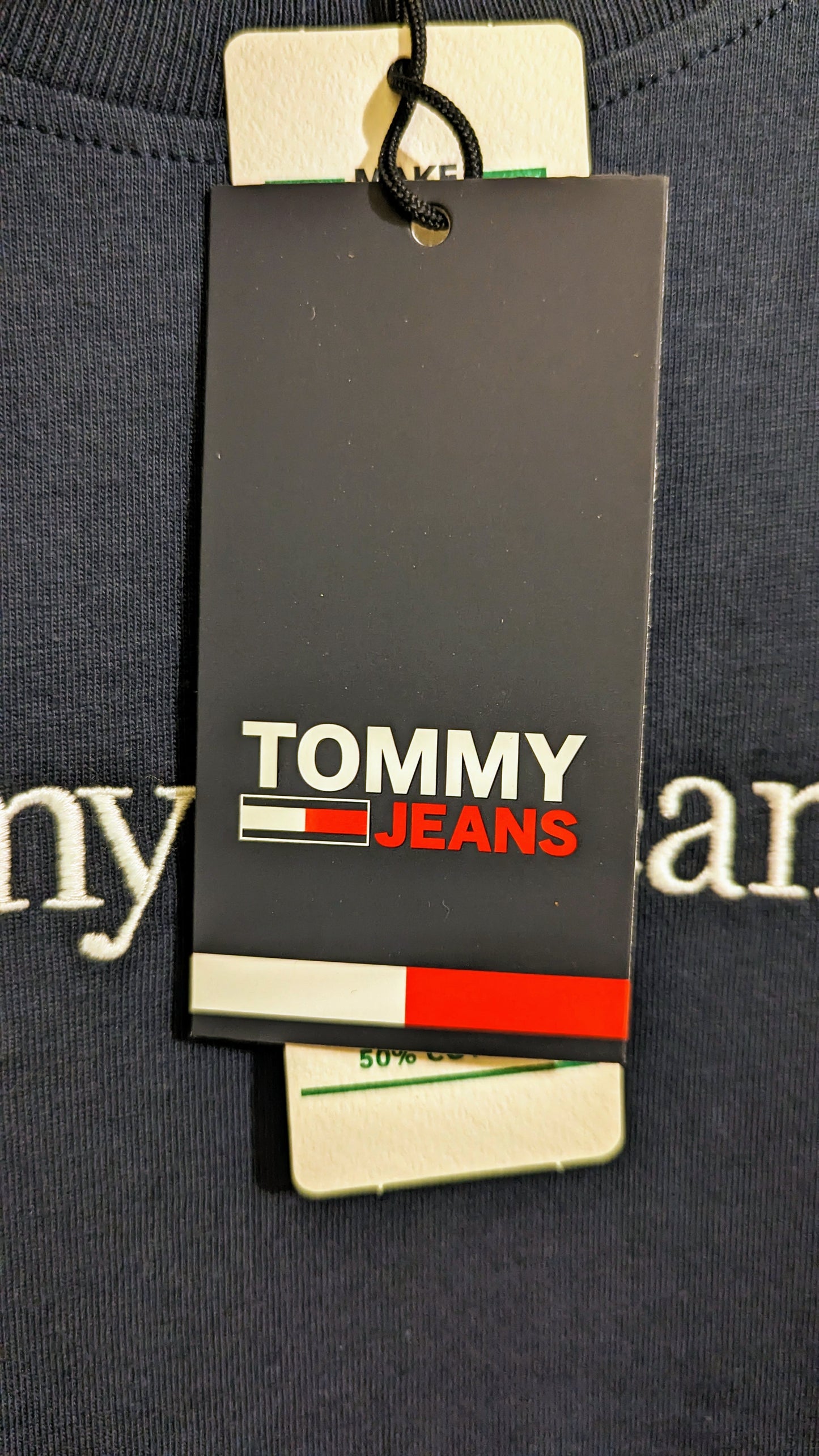 TOMMY JEANS Herren T-Shirt Gr. 3XL oder 5XL Plus Size