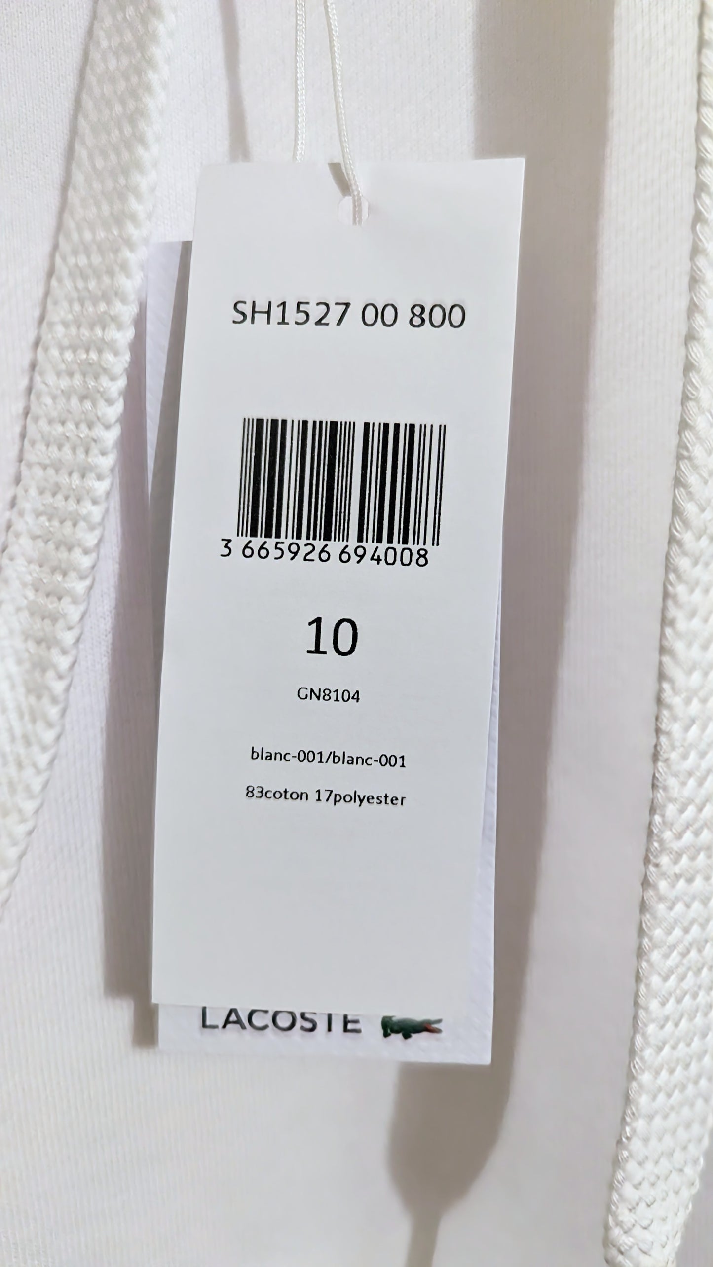 LACOSTE Herren Hoodie Gr. 4XL Plus Size