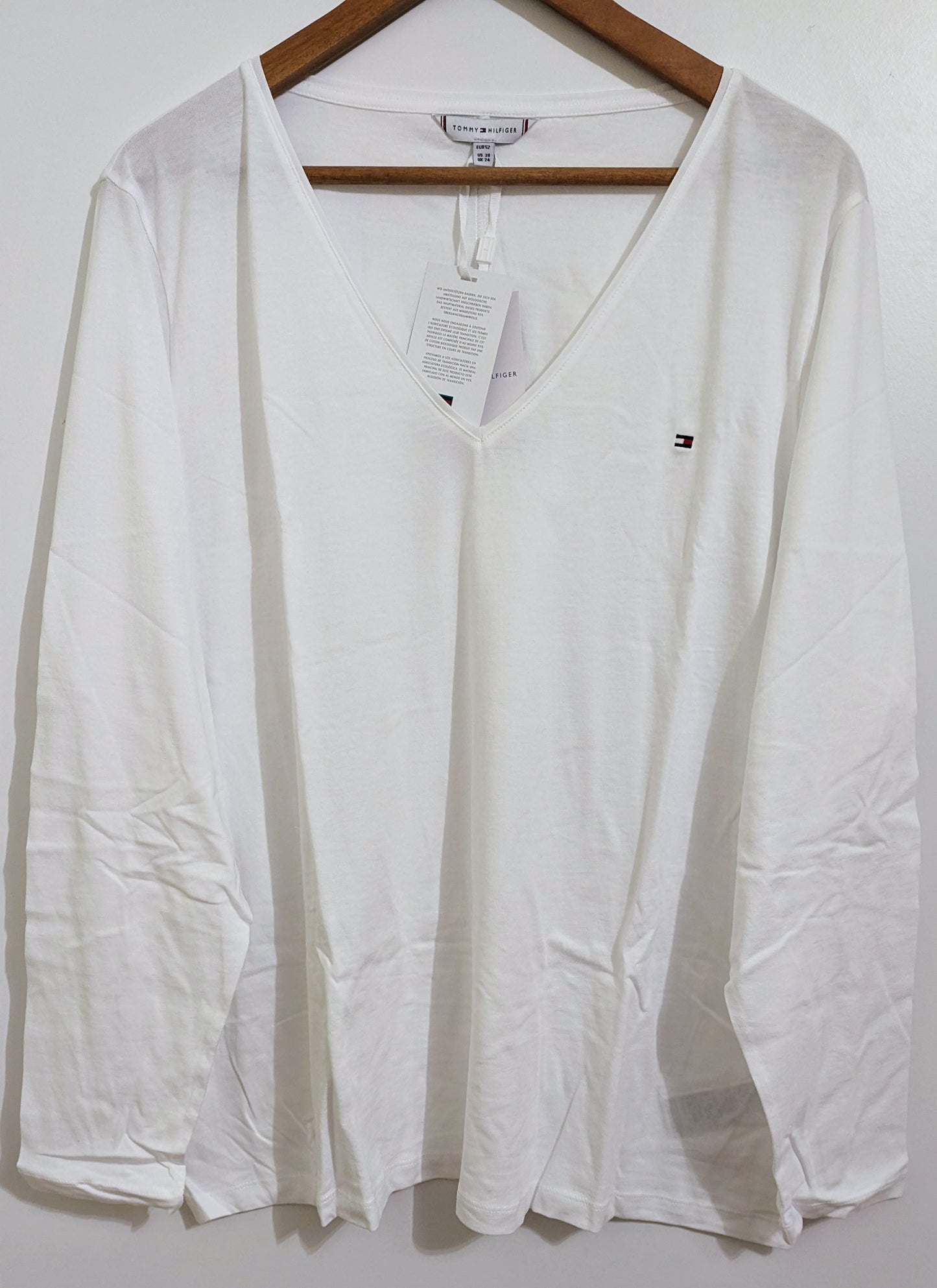 TOMMY HILFIGER Damen Langarmshirt Gr. 48/50