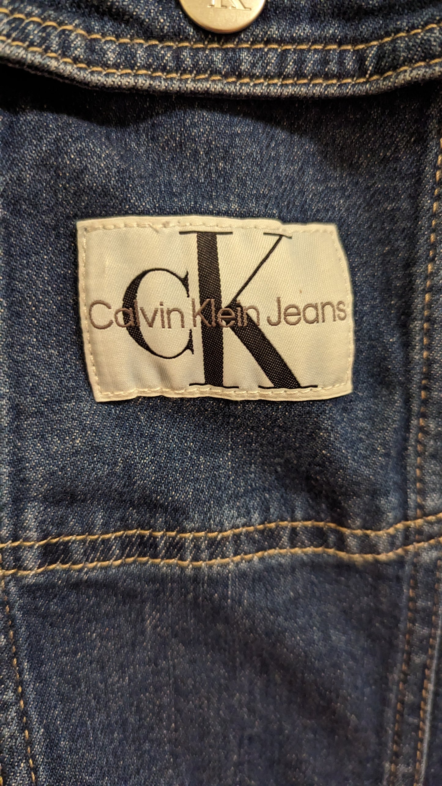 CALVIN KLEIN JEANS Damen Jeansjacke Gr. 52