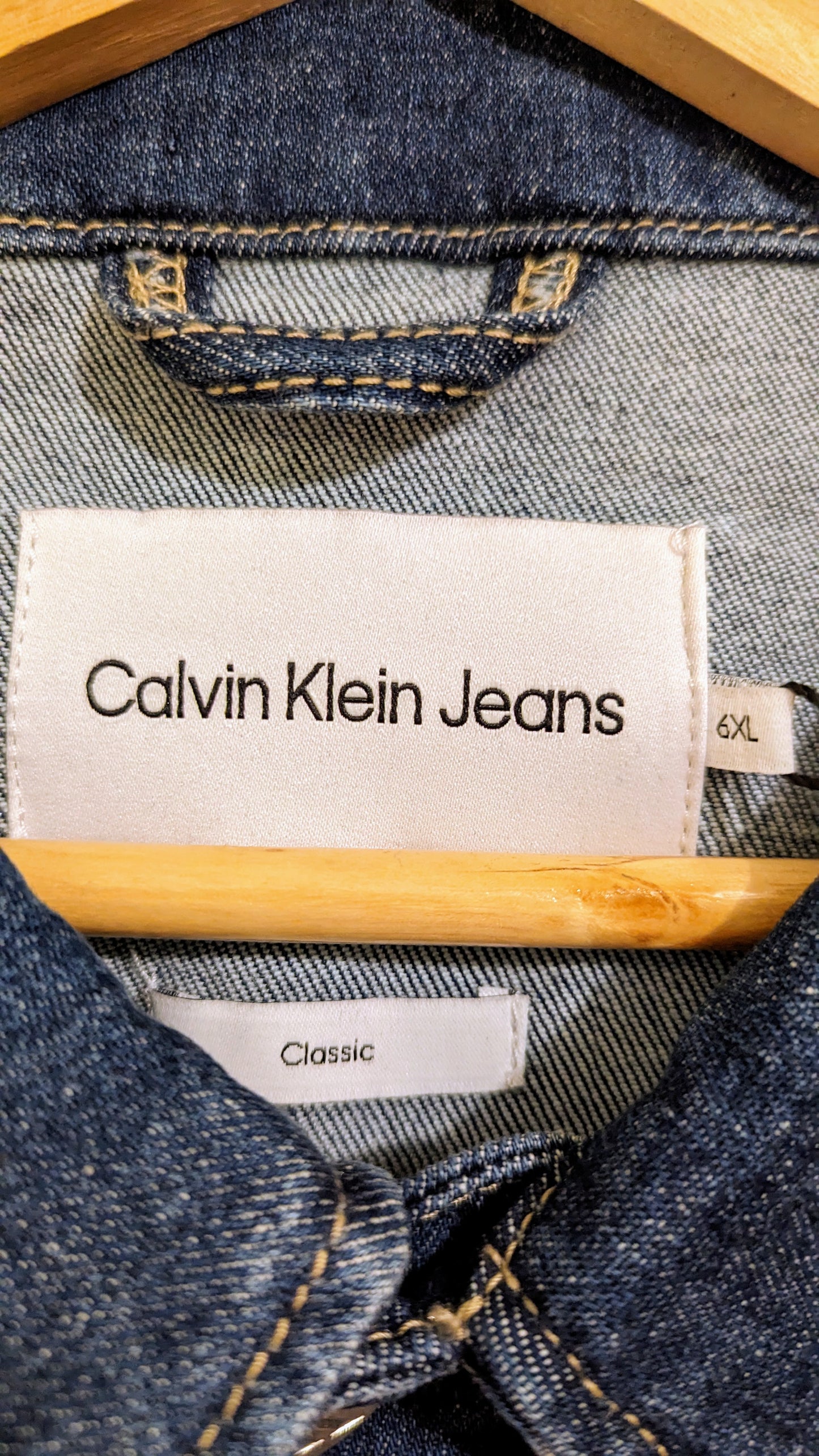 CALVIN KLEIN JEANS Damen Jeansjacke Gr. 52