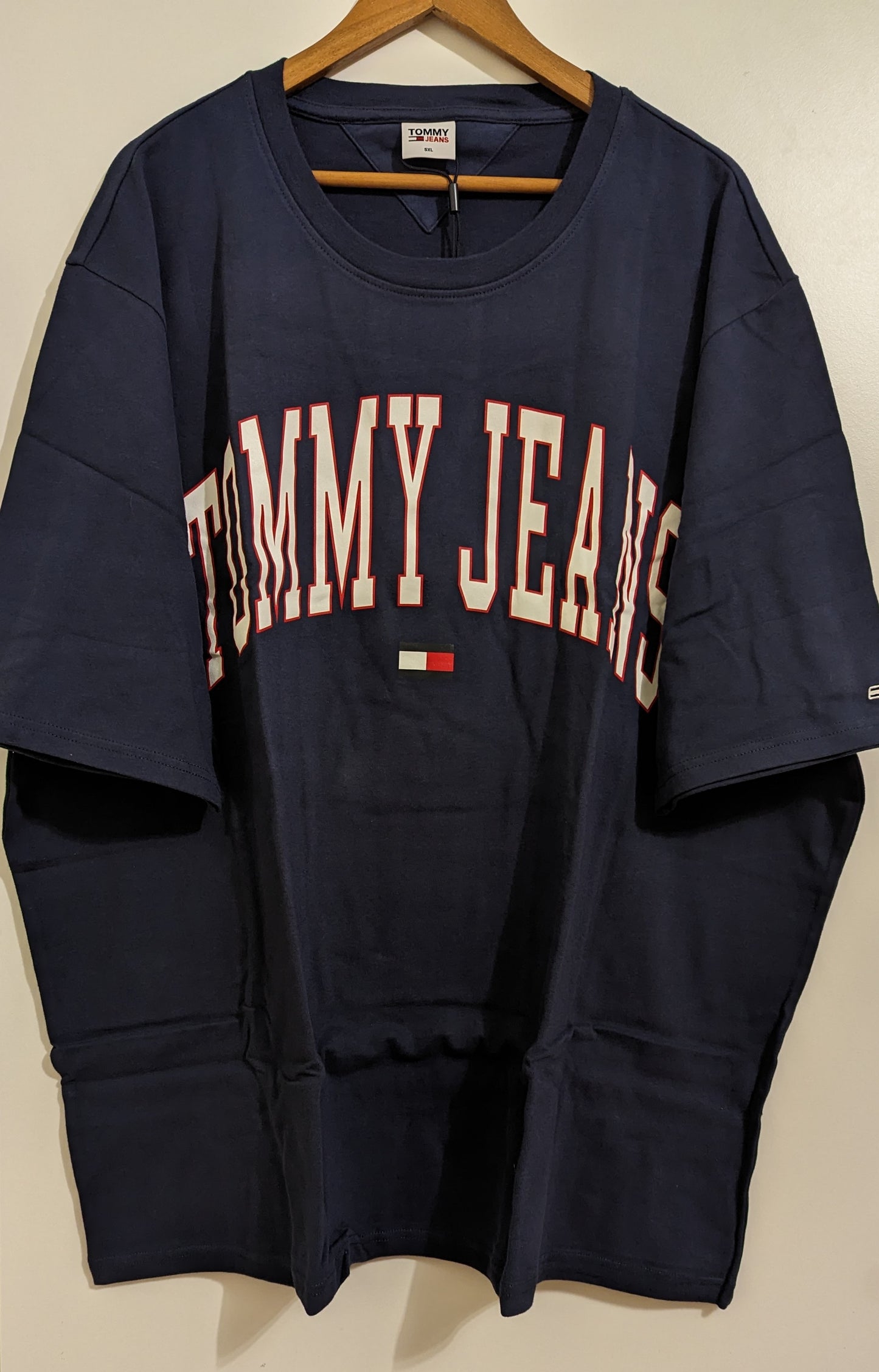 TOMMY JEANS Herren T-Shirt Gr. 4XL oder 5XL Plus Size