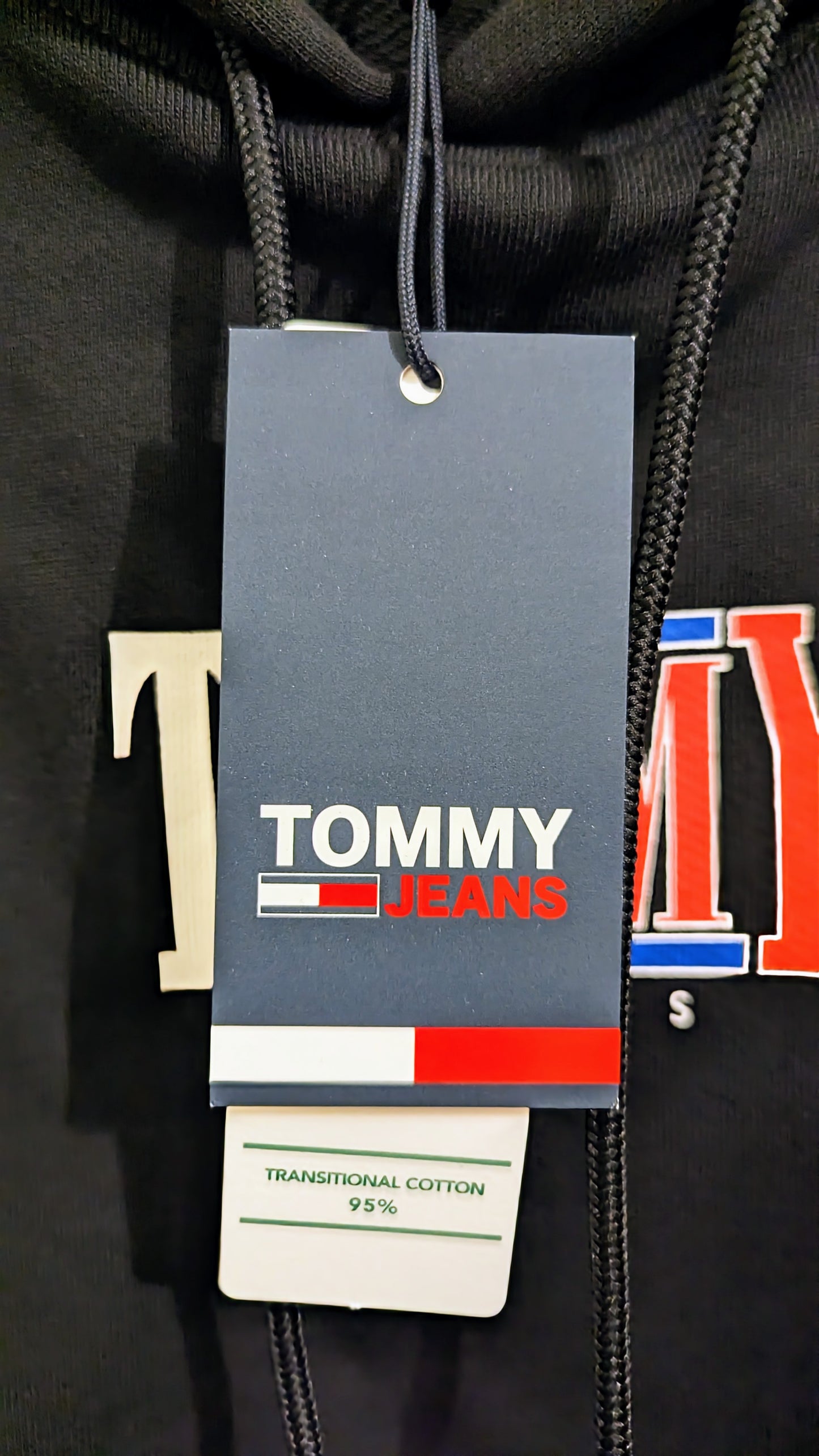 TOMMY JEANS Herren Hoodie Gr. 3XL oder 5XL Plus Size