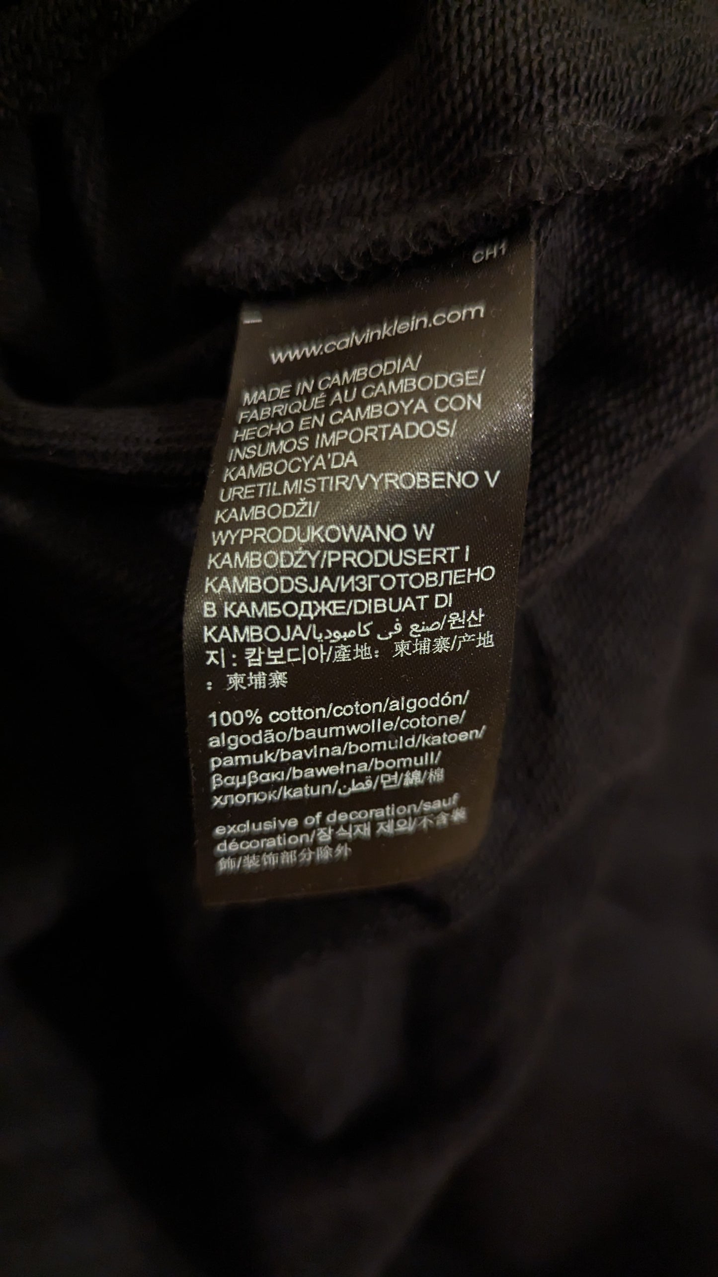 CALVIN KLEIN JEANS Cropped Damen Hoodie Gr. 50, 52 oder 54