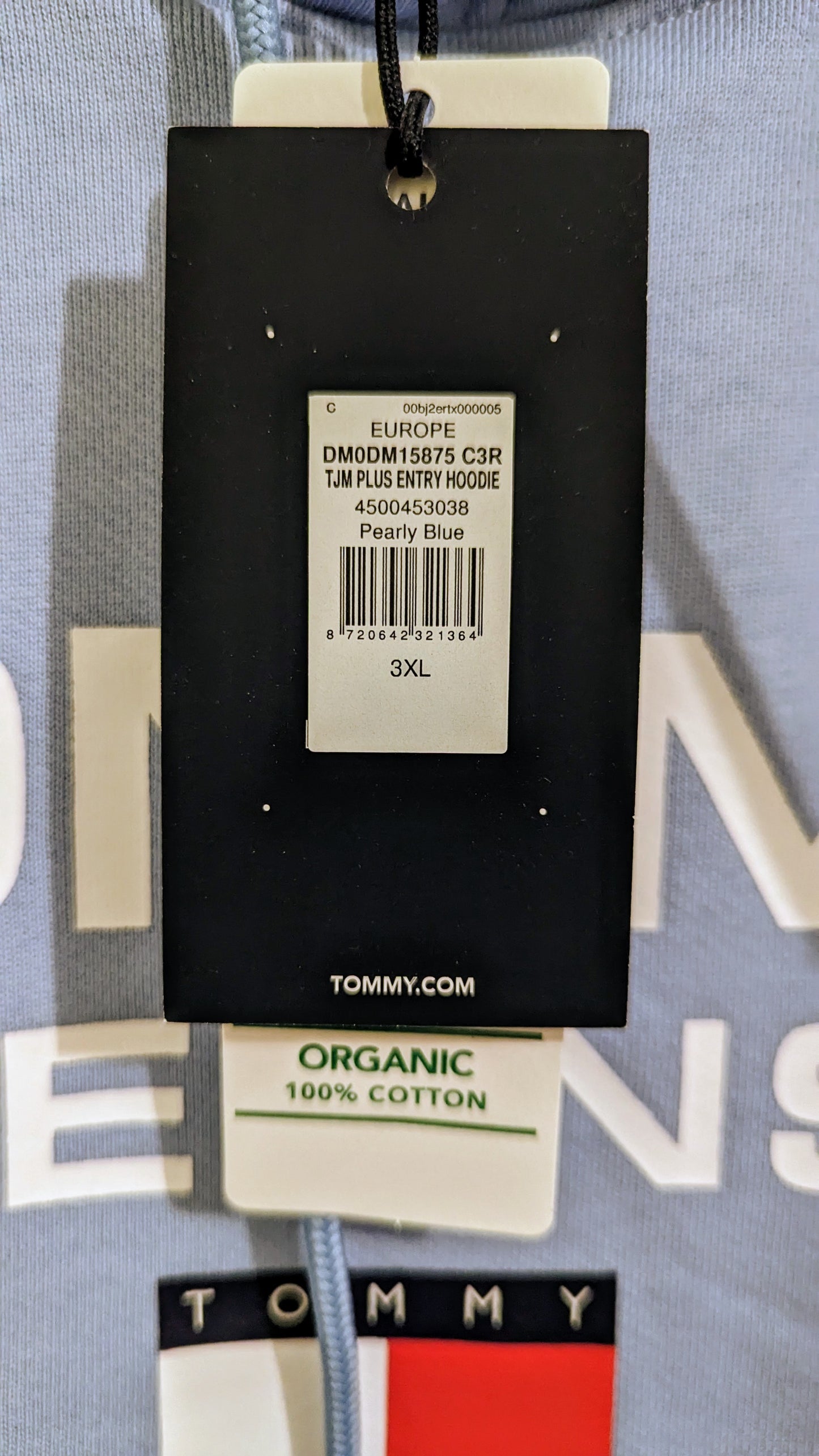 TOMMY JEANS Herren Hoodie Gr. 3XL oder 4XL Plus Size