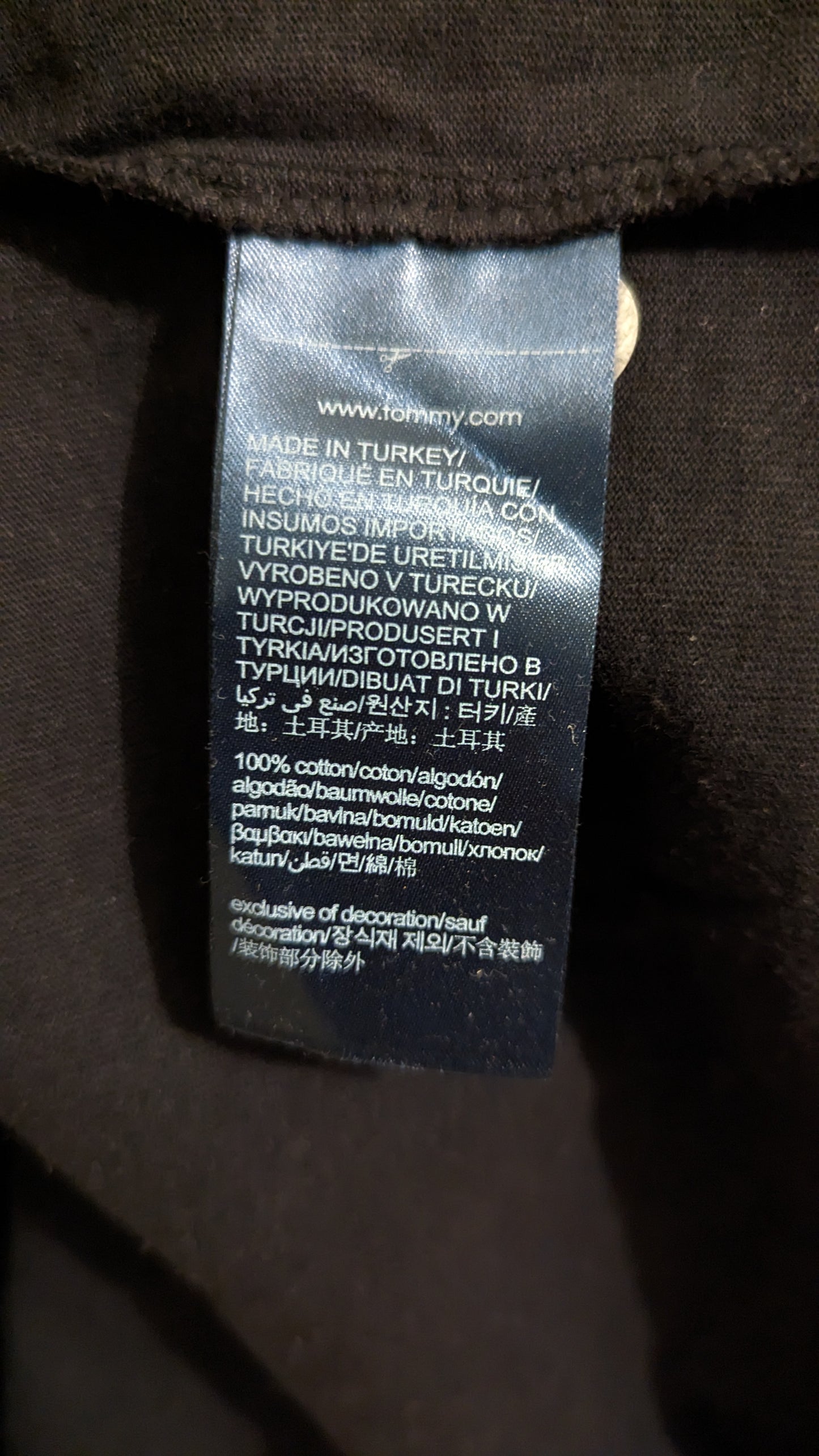 TOMMY JEANS Herren Langarmshirt Gr. 5XL Plus Size