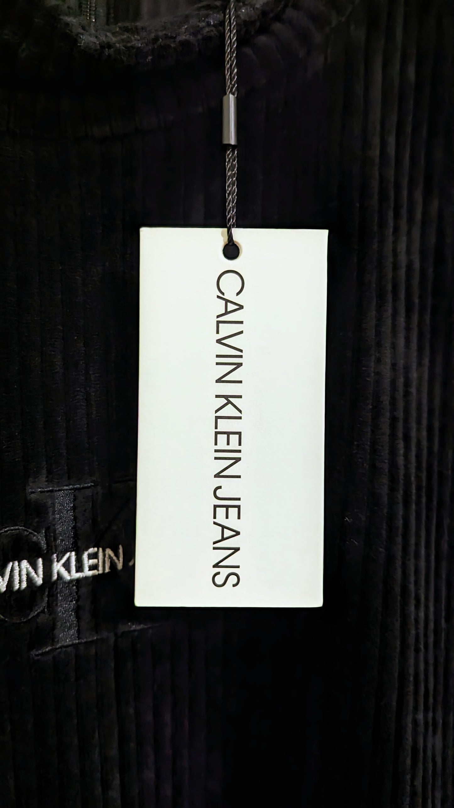 CALVIN KLEIN JEANS Damen Feinrip Kleid Gr.44/46